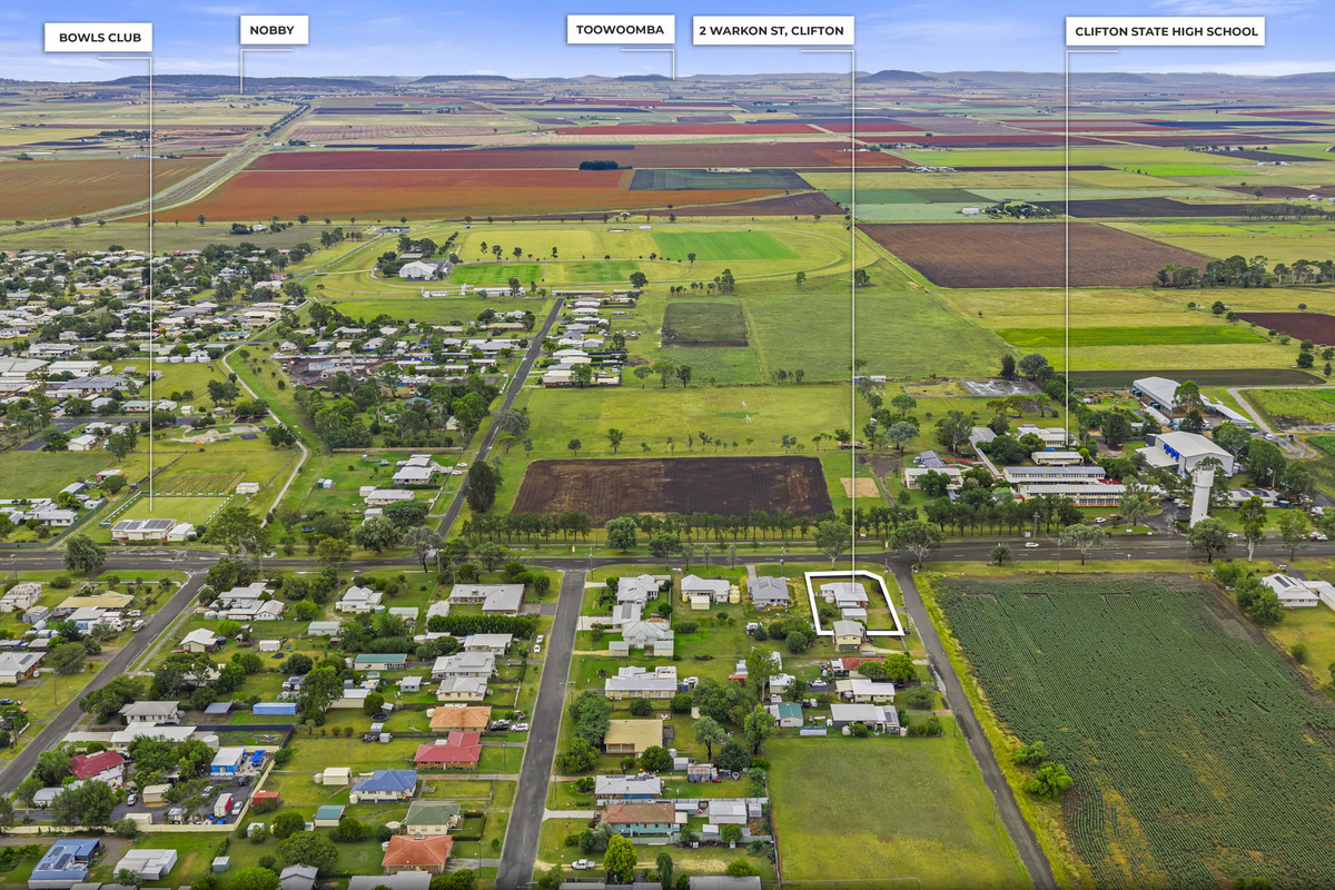 3-bedroom house at 2 Warkon Street, Clifton, Qld, 4361, Toowoomba, Queensland