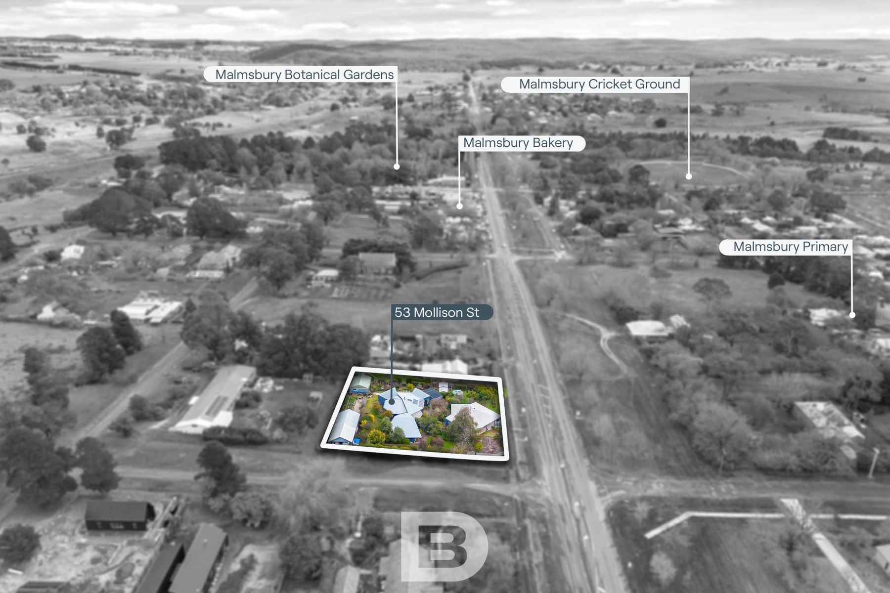 4-bedroom house at 53 Mollison Street, Malmsbury, VIC 3446, Macedon Ranges, Victoria