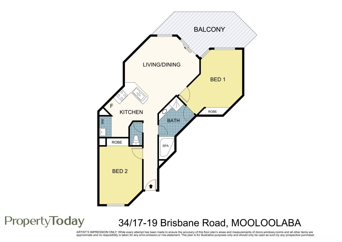 2-bedroom unit at 34/17-19 Brisbane Road, Mooloolaba, QLD 4557, Sunshine Coast, Queensland