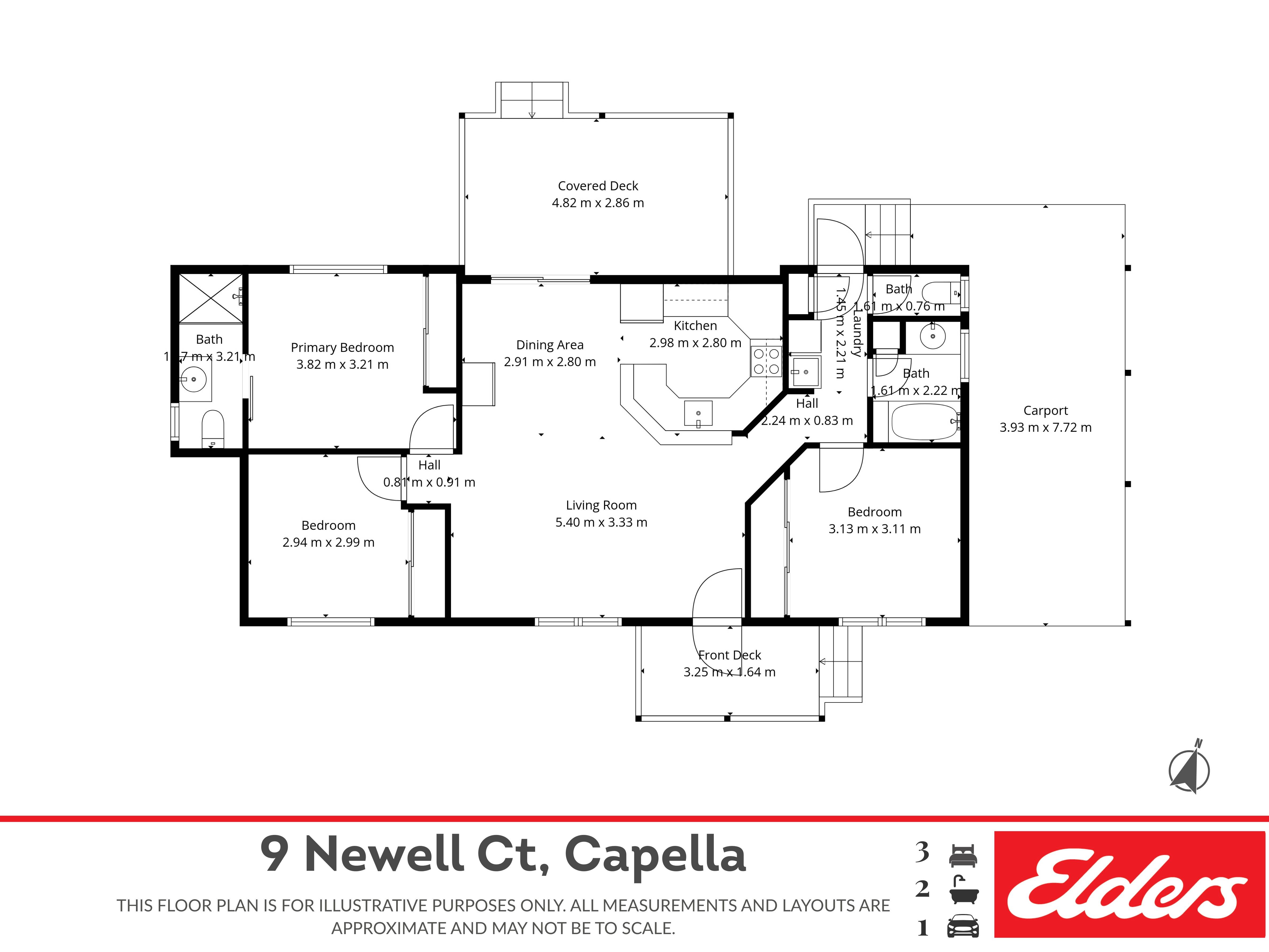 3-bedroom house at 9 Newell Court, Capella, QLD 4723, Central Highlands (Qld), Queensland