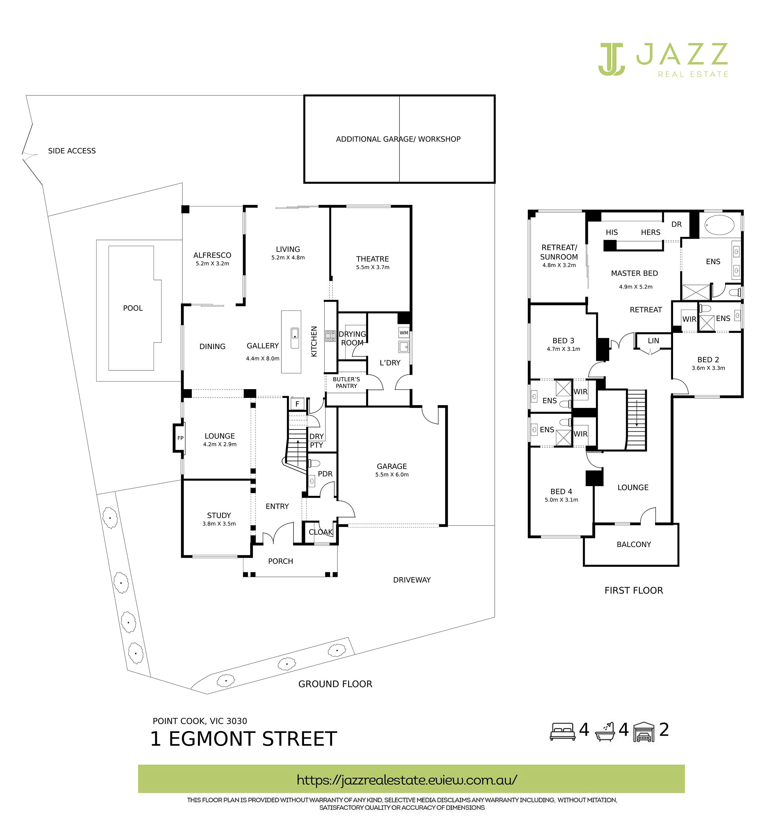 4-bedroom house at 1 Egmont Street, Point Cook, VIC 3030, Wyndham, Victoria
