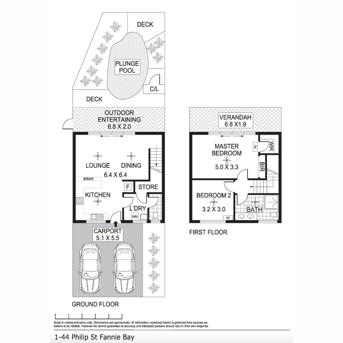 2-bedroom house at 1/44 Philip Street, Fannie Bay, NT 0820, Darwin, Northern Territory