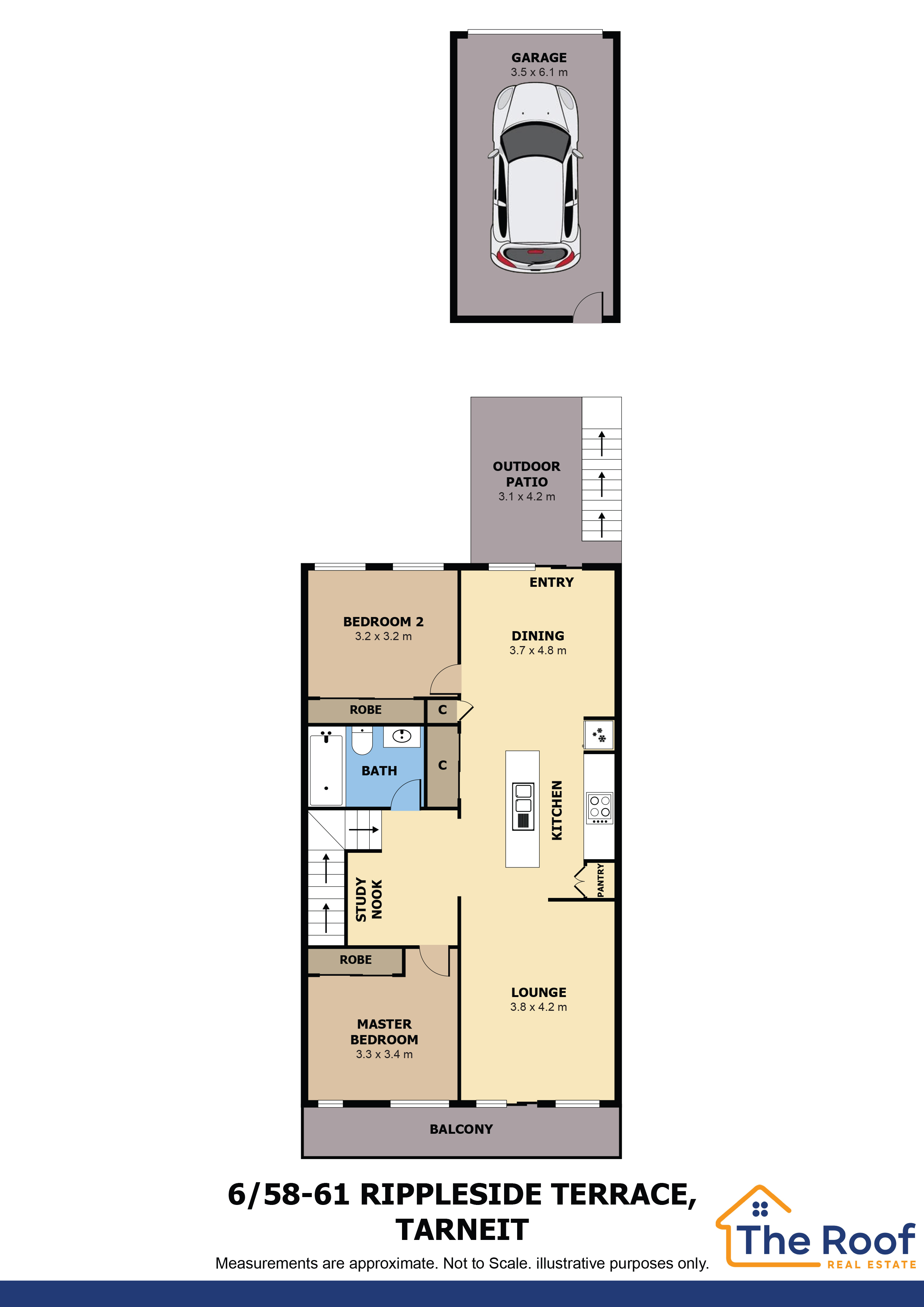 2-bedroom house at 6 53-61 RIPPLESIDE TERRACE, TARNEIT VIC 3029, Wyndham, Victoria