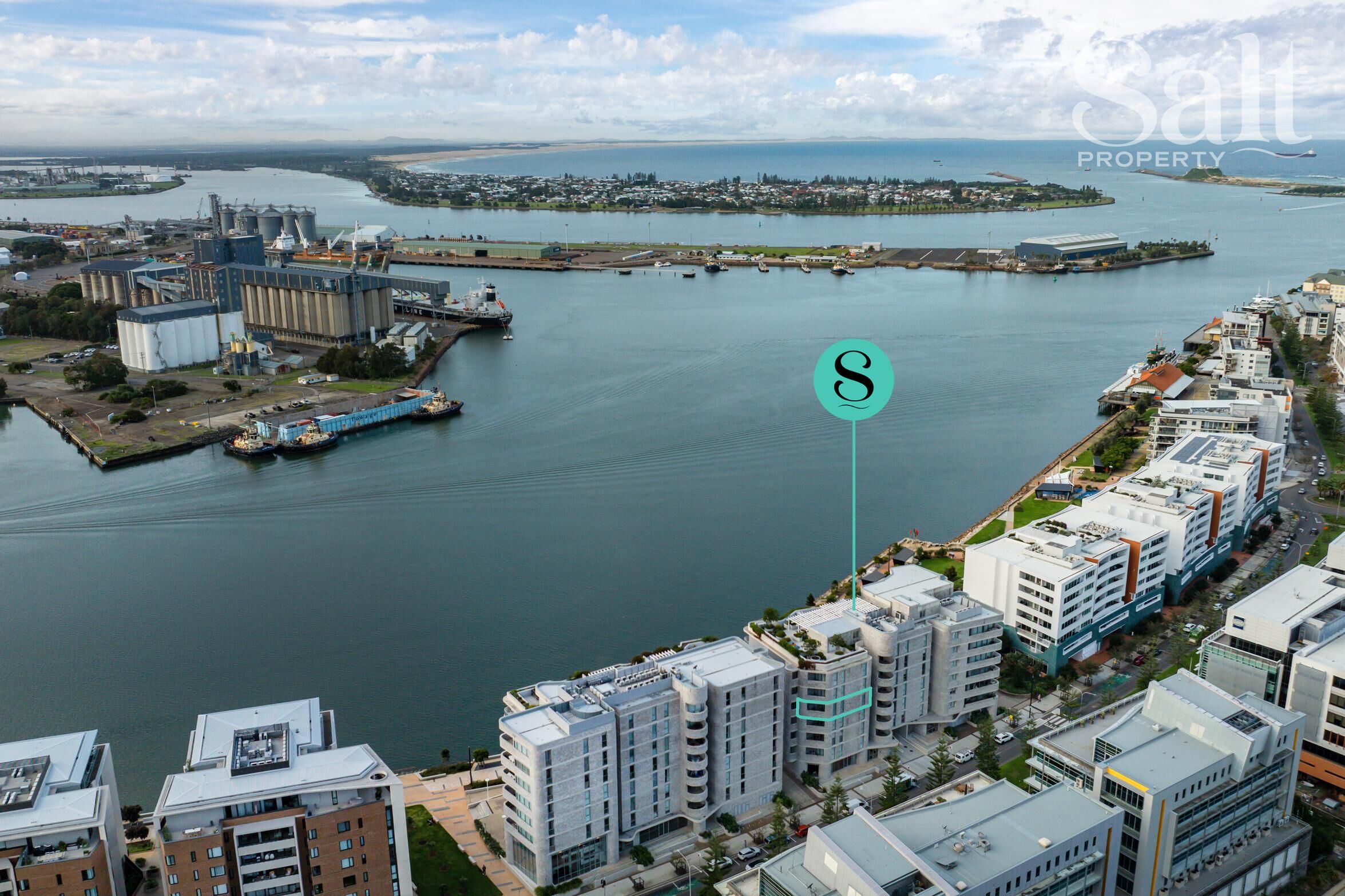 1-bedroom unit at 408/31 Honeysuckle Drive, Newcastle, NSW 2300, Newcastle, New South Wales