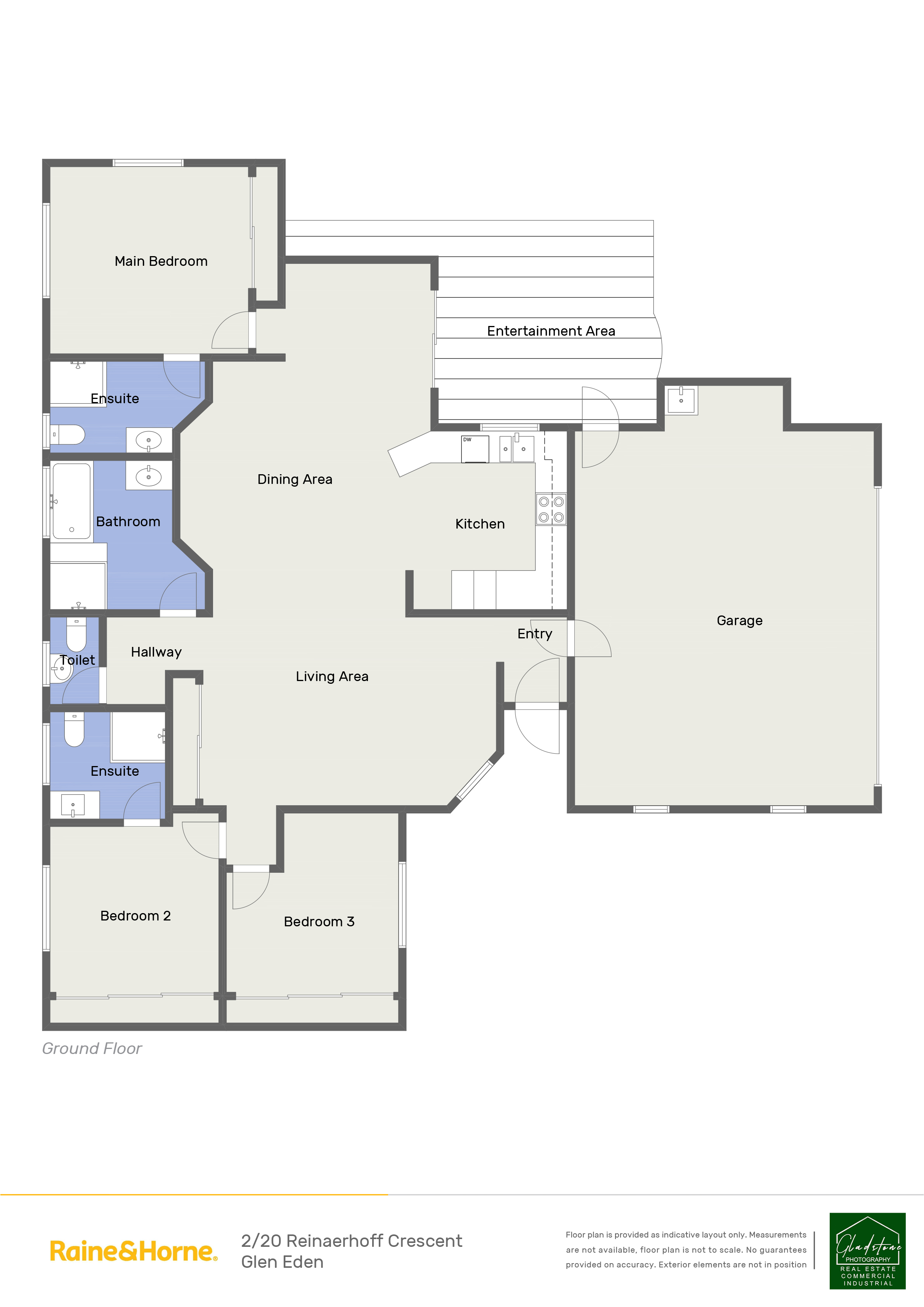 3-bedroom unit at 2/20 Reinaerhoff Crescent, Glen Eden, QLD 4680, Gladstone, Queensland