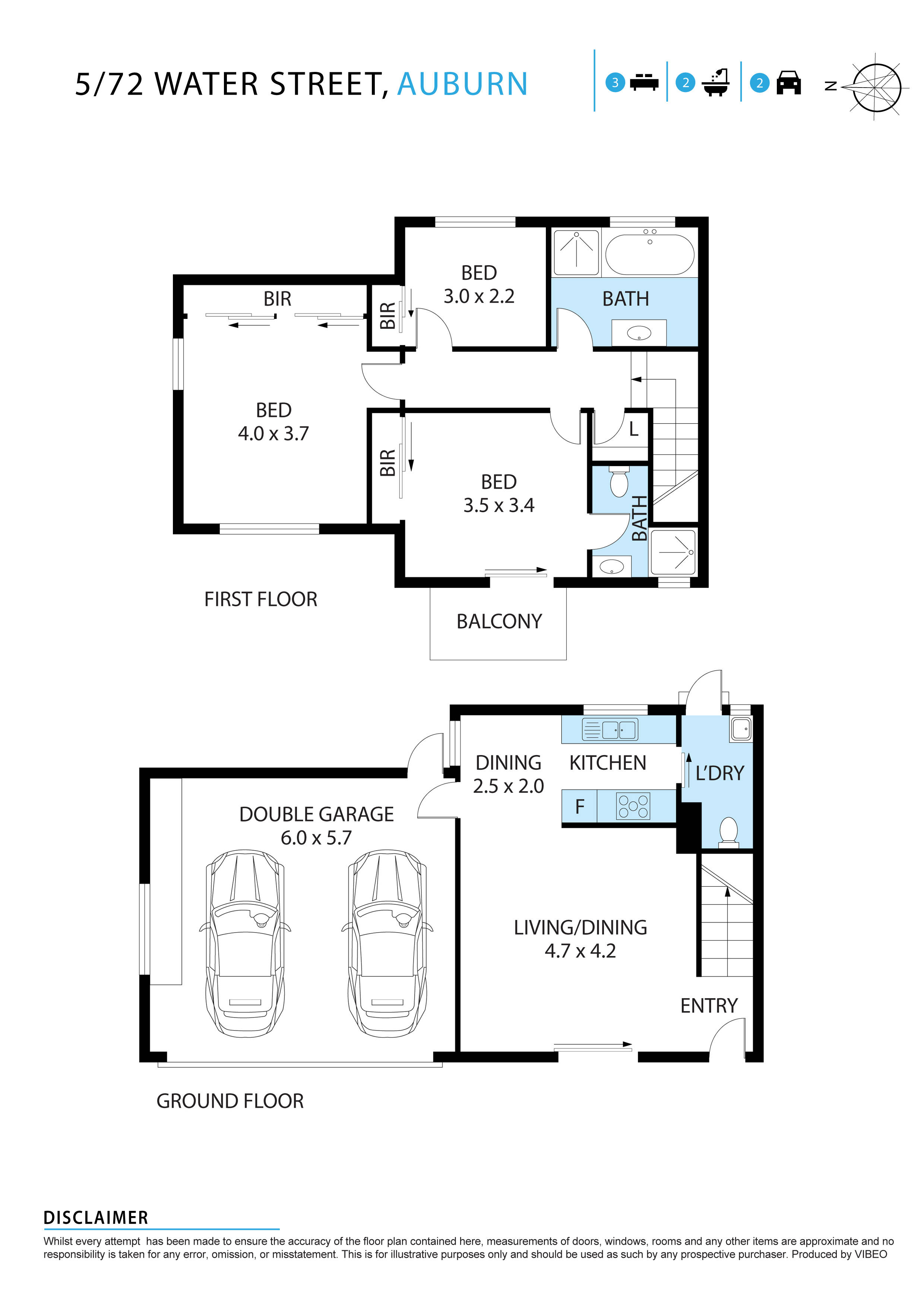 3-bedroom unit at 5/72-74 Water Street, Auburn, NSW 2144, Cumberland, New South Wales