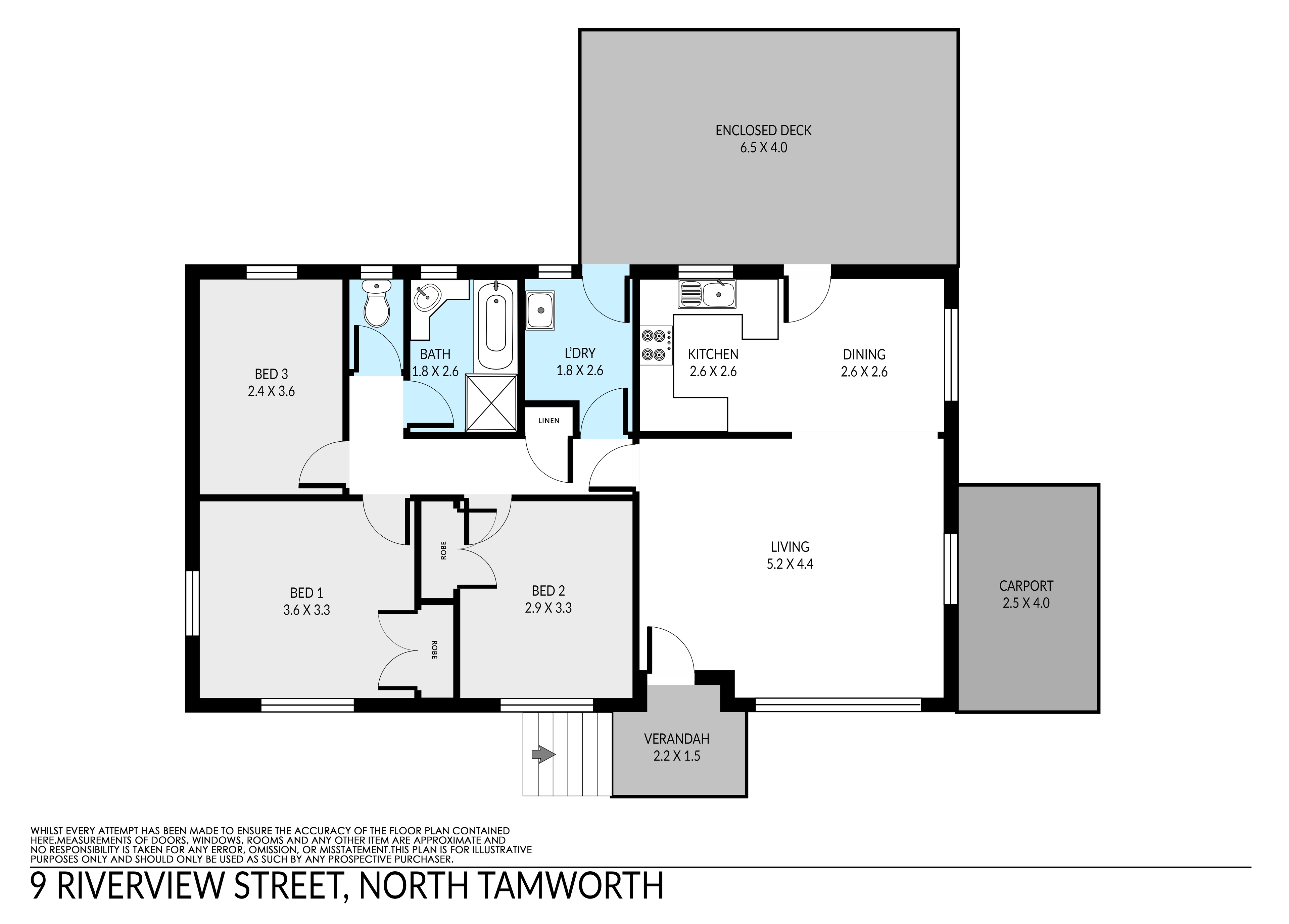 3-bedroom house at 9 Riverview Street, North Tamworth, Nsw, 2340, Tamworth, New South Wales