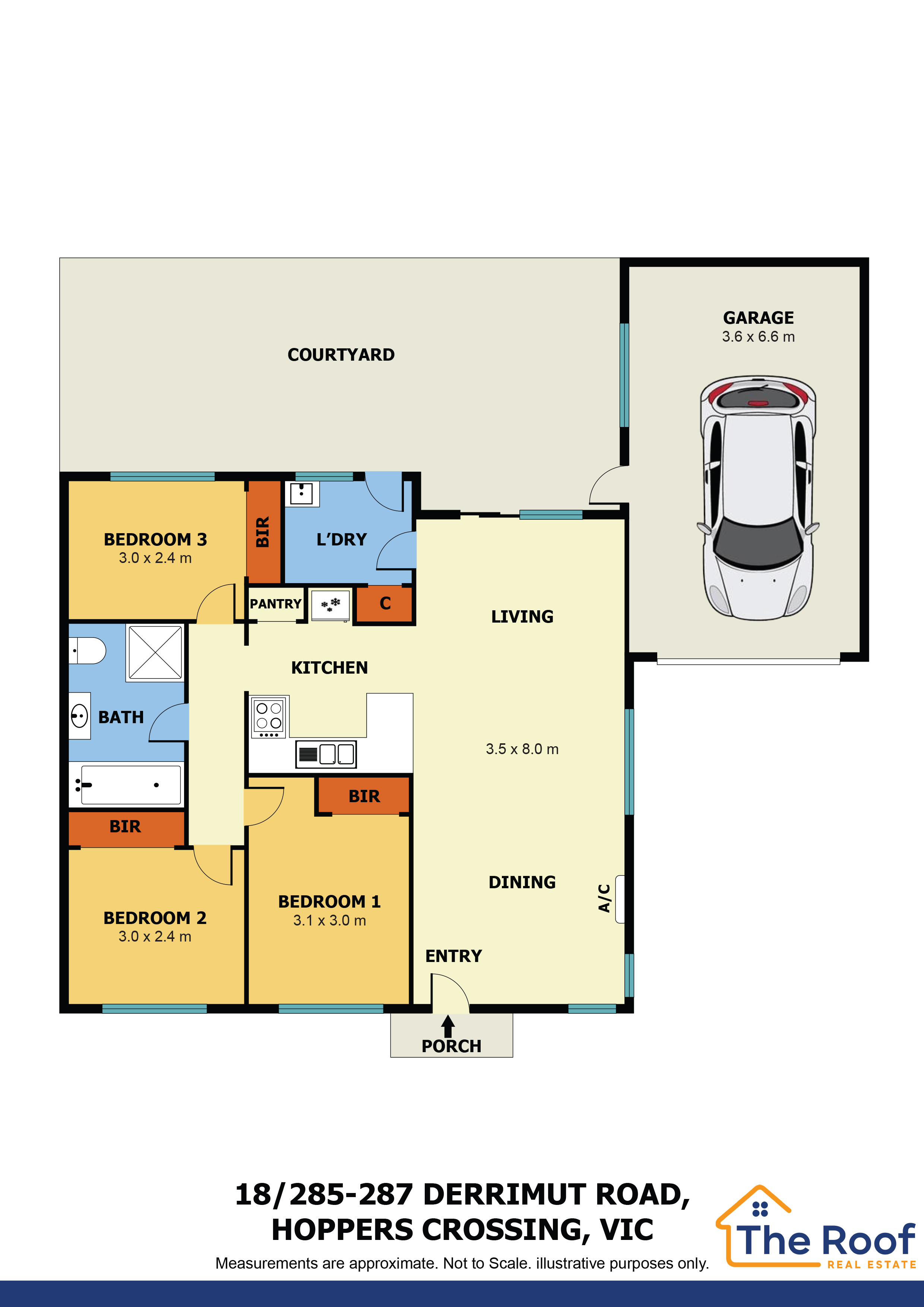 3-bedroom unit at 18/285 Derrimut Road, Hoppers Crossing, Vic, 3029, Wyndham, Victoria