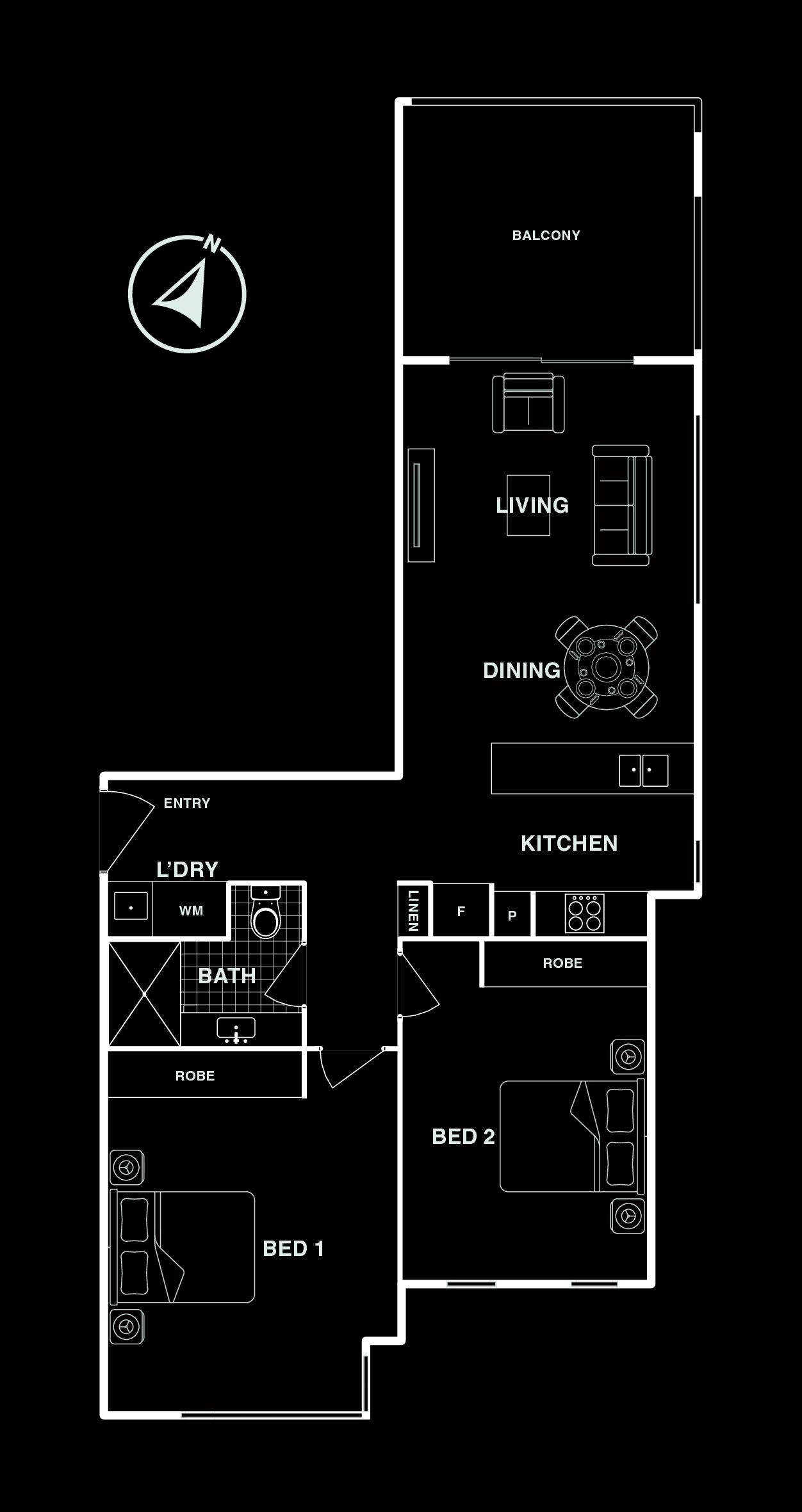 2-bedroom unit at 6/105 Dooring Street, Dickson, ACT 2602, Unincorporated Act, Australian Capital Territory