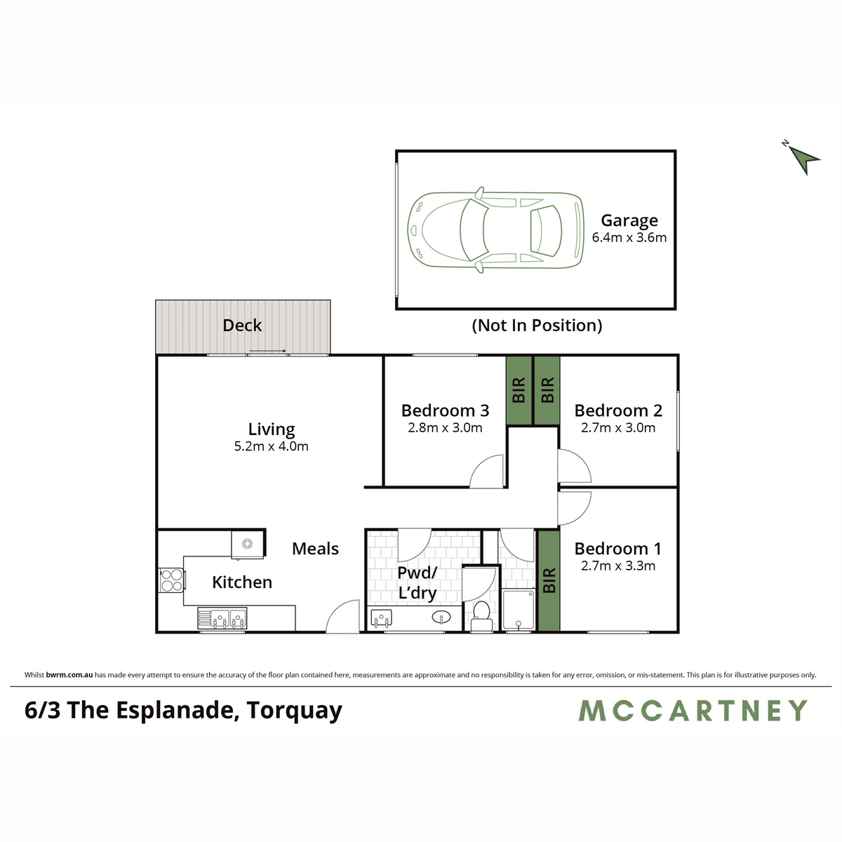 3-bedroom unit at 6/3 The Esplanade, Torquay, Vic, 3228, Surf Coast, Victoria