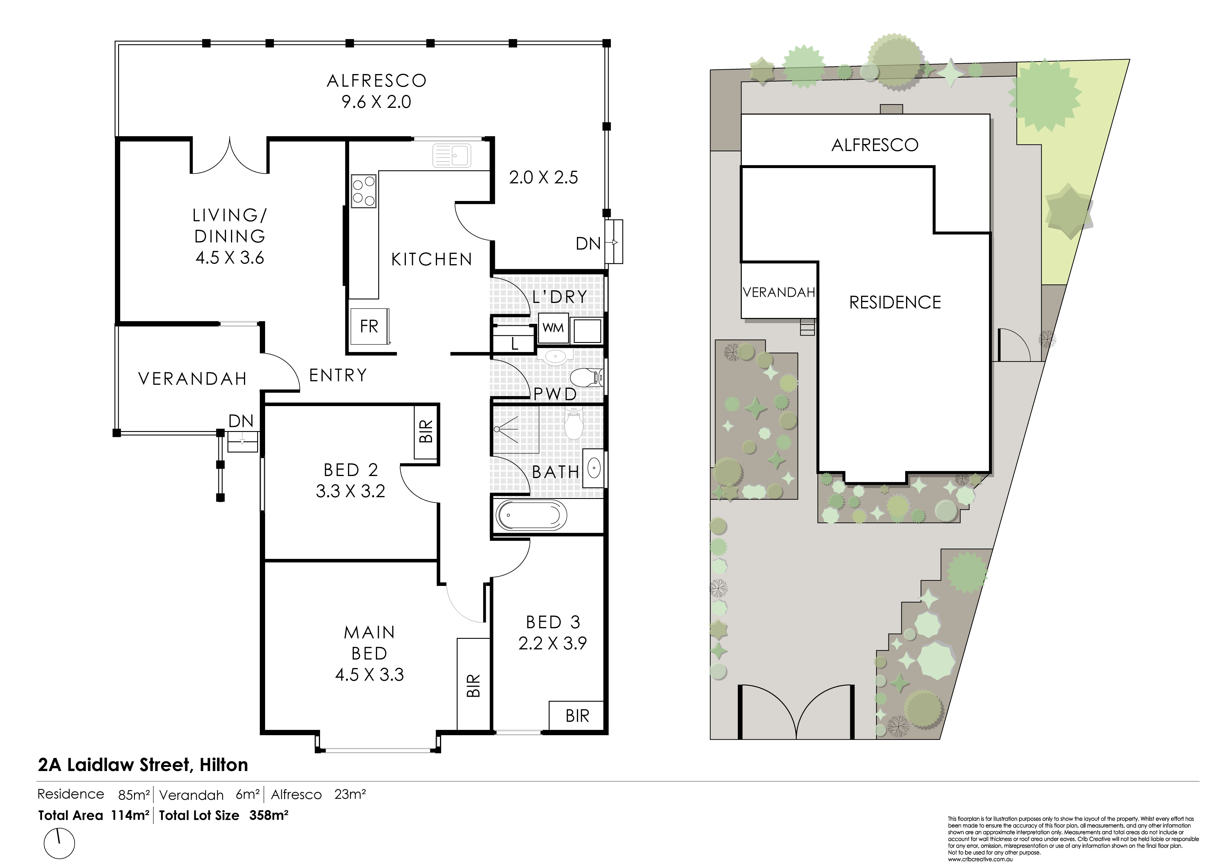 3-bedroom house at 2A Laidlaw Street, Hilton, WA 6163, Fremantle, Western Australia