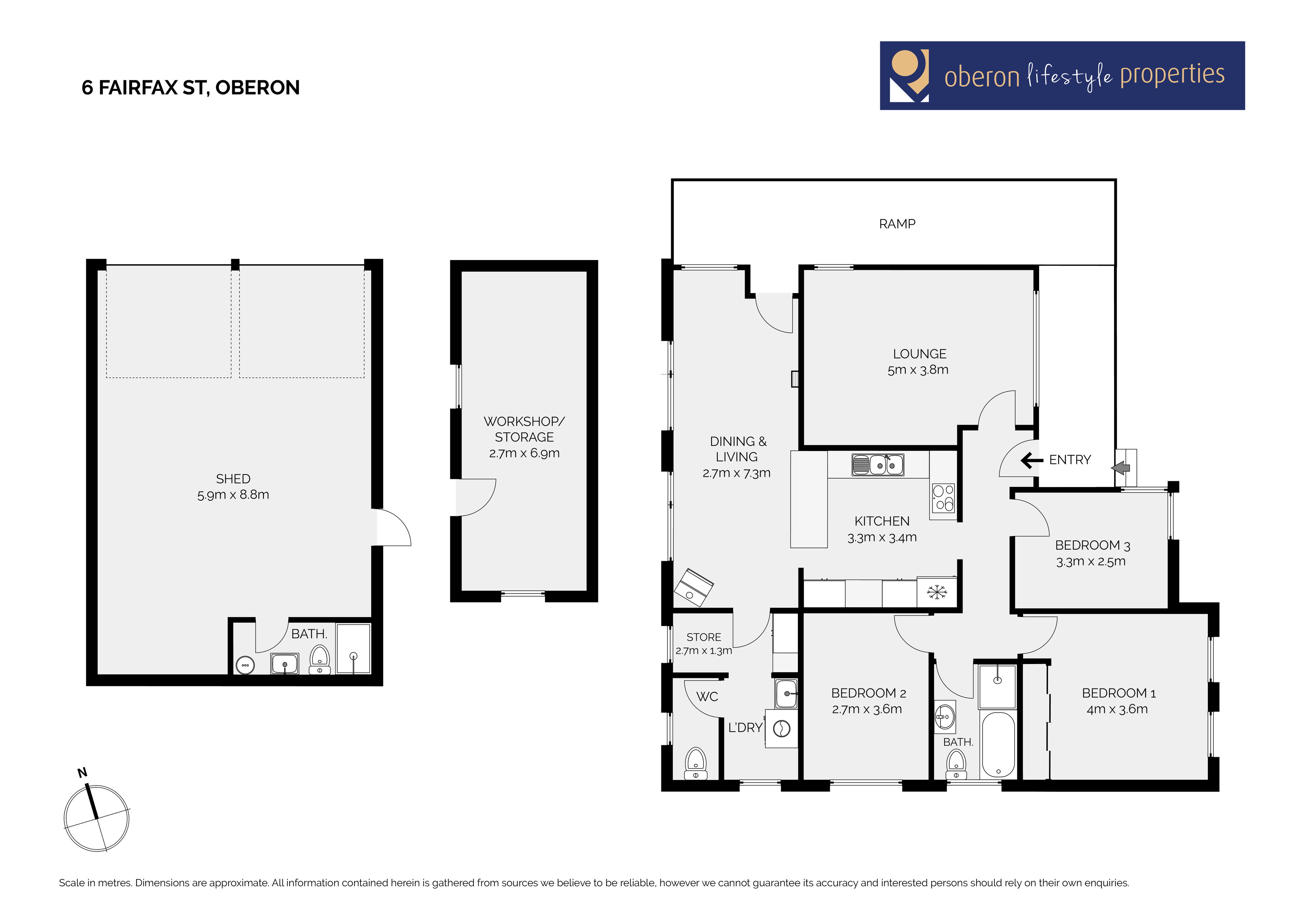 3-bedroom house at 6 Fairfax Street, Oberon NSW 2787, Oberon, New South Wales