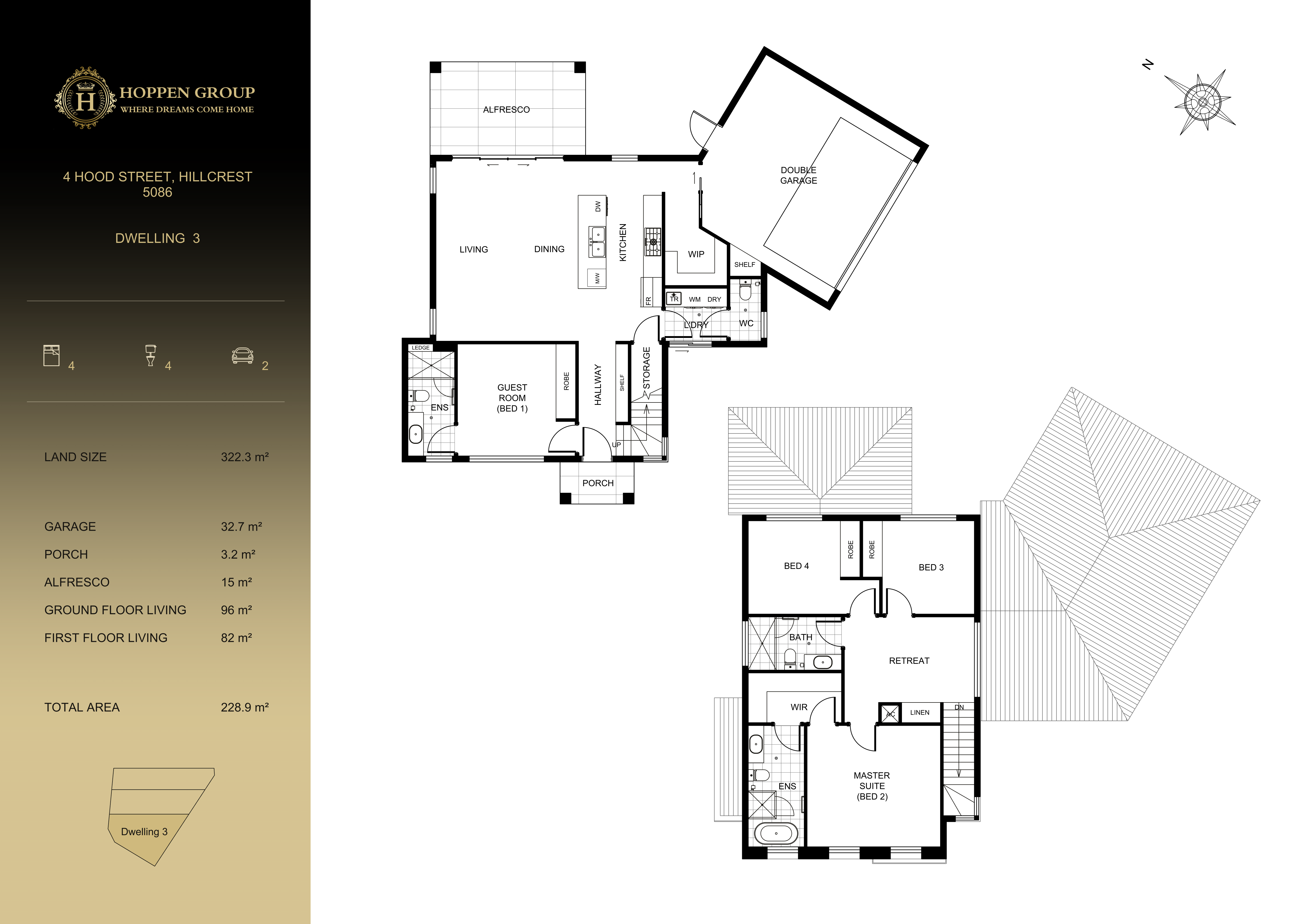 4-bedroom house at D1-D3/4 Hood Street, Hillcrest, Sa, 5086, Port Adelaide Enfield, South Australia