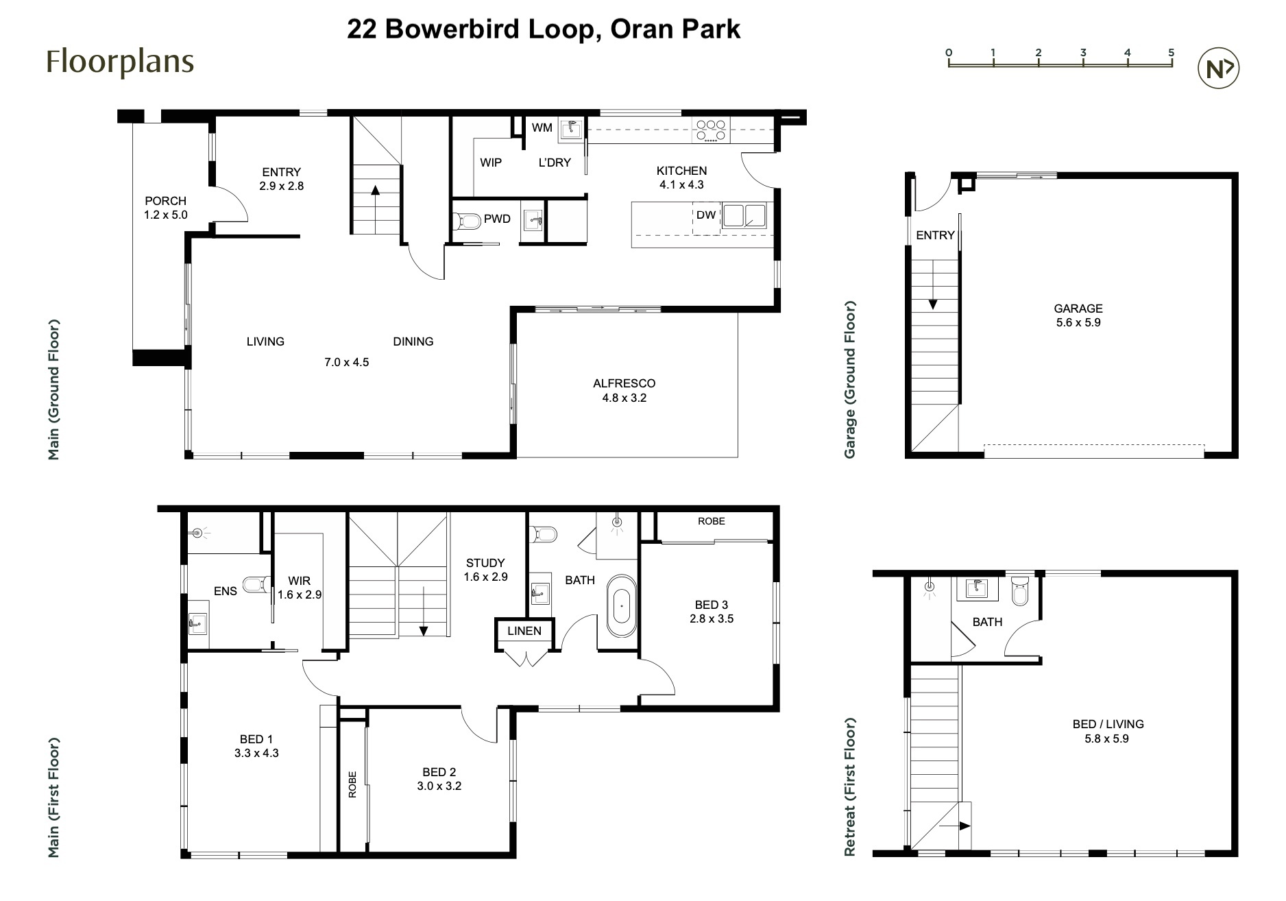 4-bedroom house at 44a Grassbird Avenue, Oran Park NSW 2570, Camden, New South Wales