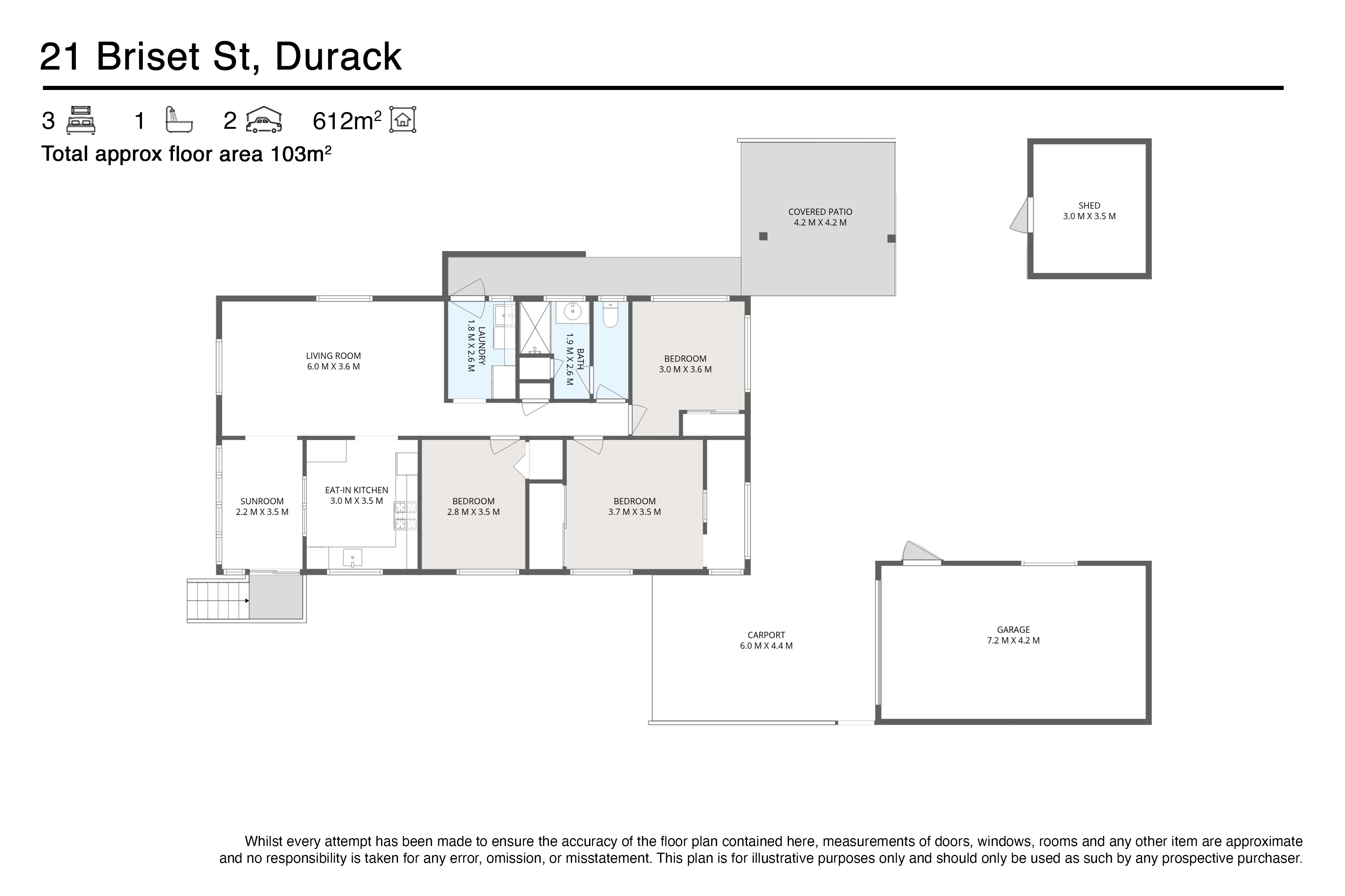 21 BRISET STREET, Durack QLD 4077 - Image 1