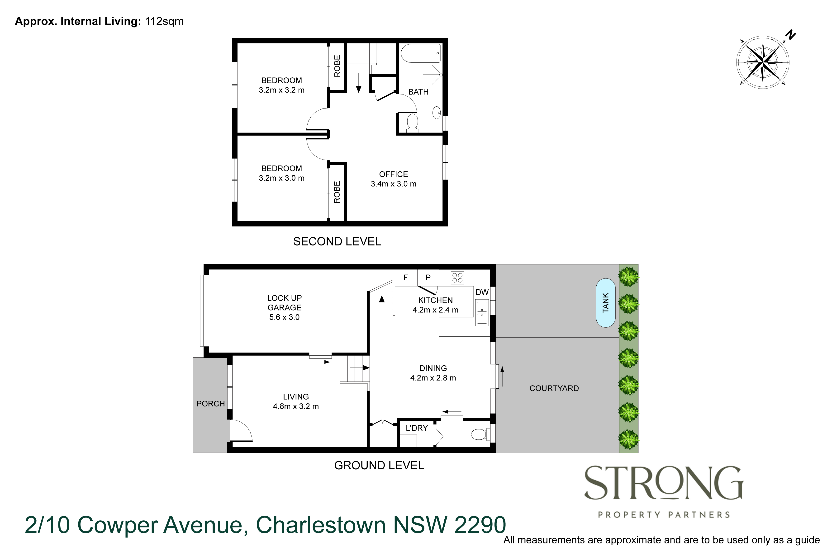 2-bedroom unit at 2/10 Cowper Avenue, Charlestown, NSW 2290, Lake Macquarie, New South Wales