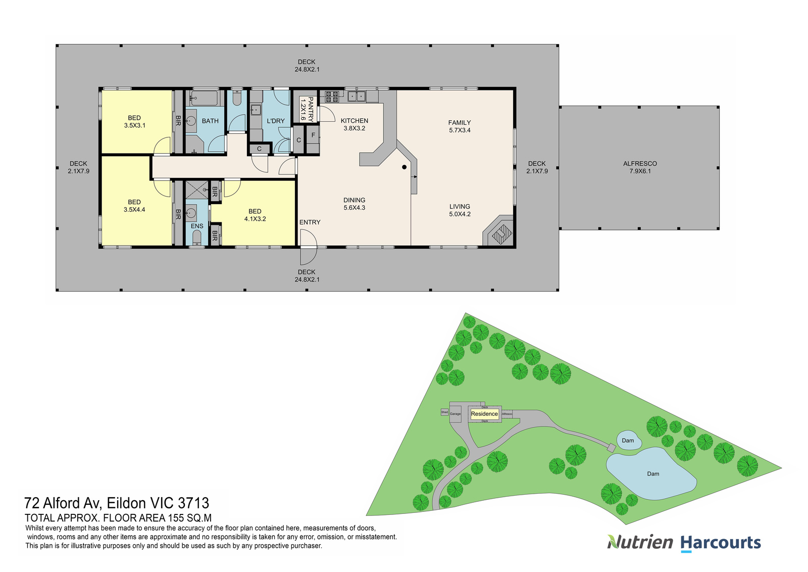 3-bedroom house at 72 Alford Avenue, Eildon, VIC 3713, Murrindindi, Victoria