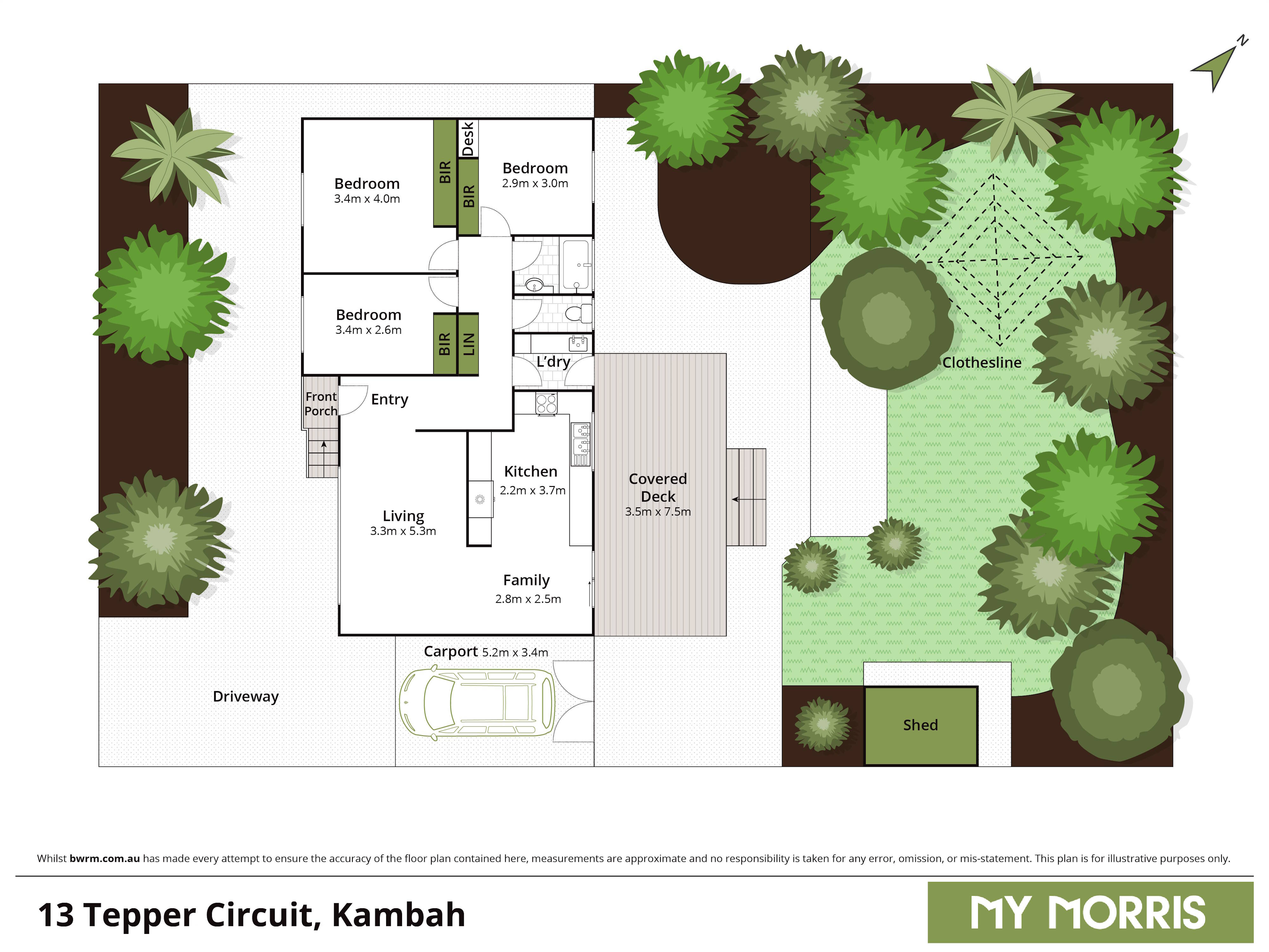 3-bedroom house at 13 TEPPER CIRCUIT, Kambah ACT 2902, Unincorporated Act, Australian Capital Territory