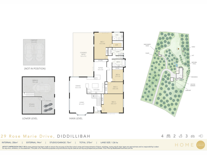 4-bedroom house at 29 ROSE MARIE DRIVE, Diddillibah QLD 4559, Sunshine Coast, Queensland