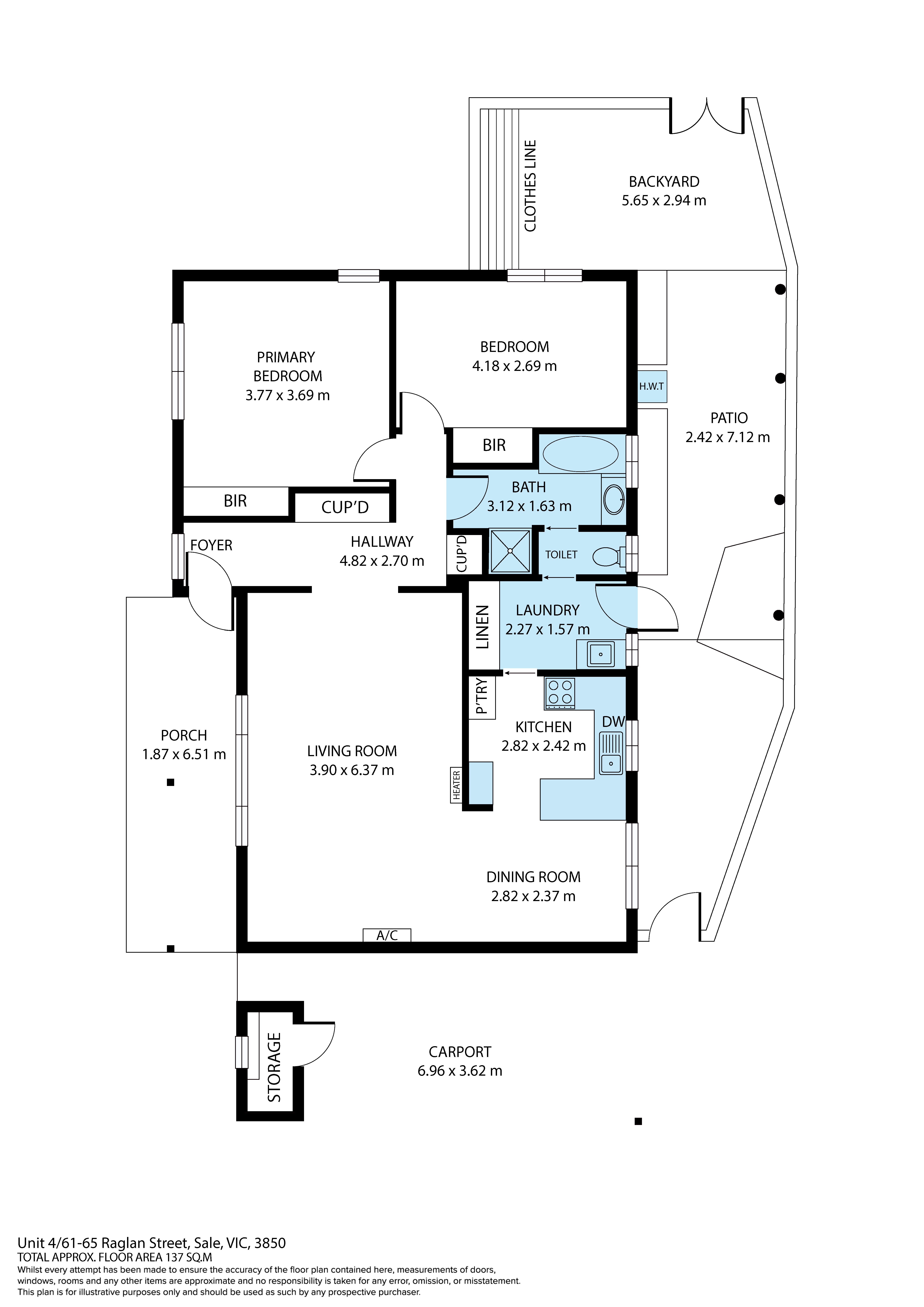 2-bedroom unit at 4 61-65 RAGLAN STREET, SALE VIC 3850, Wellington, Victoria