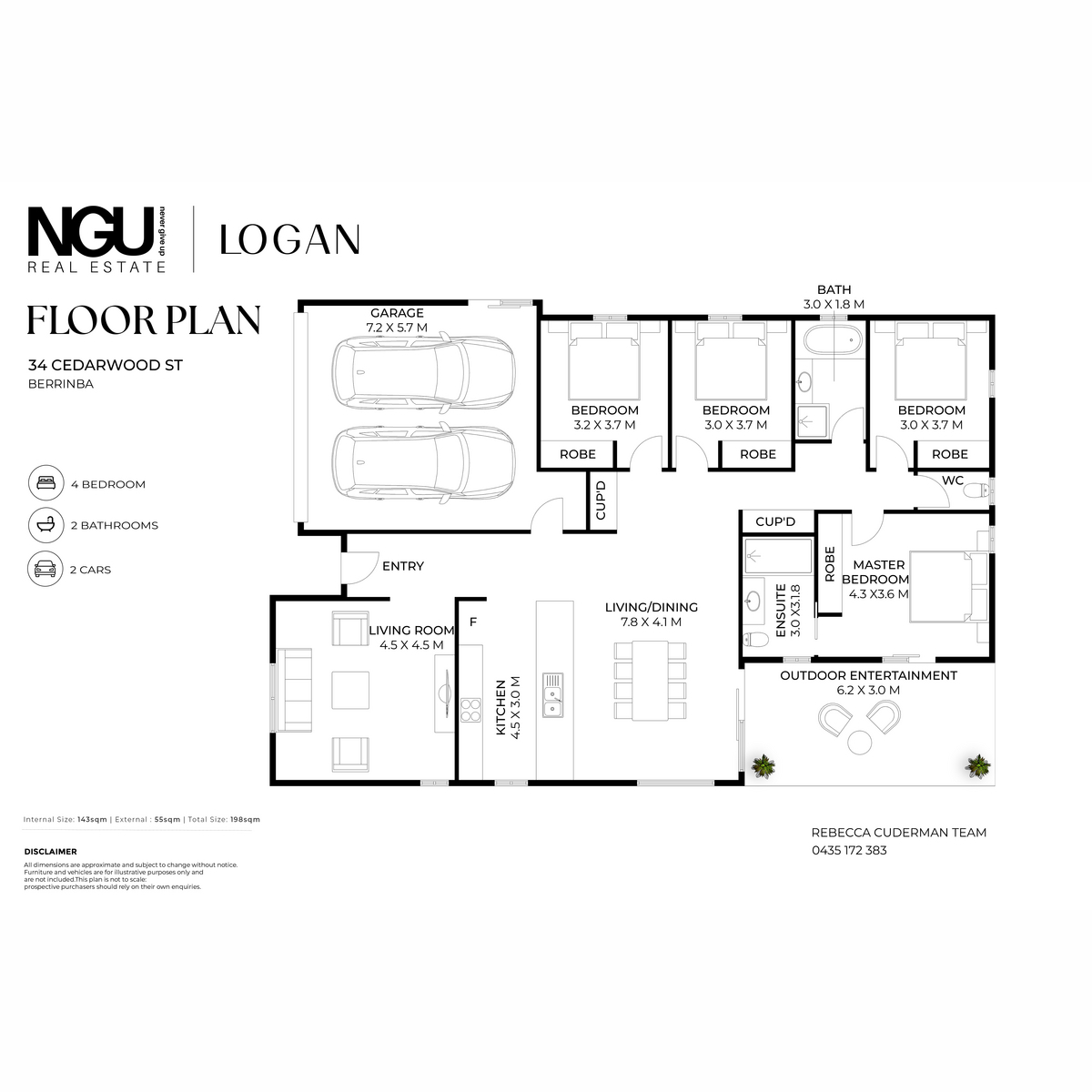 4-bedroom house at 34 Cedarwood Street, Berrinba, QLD 4117, Logan, Queensland