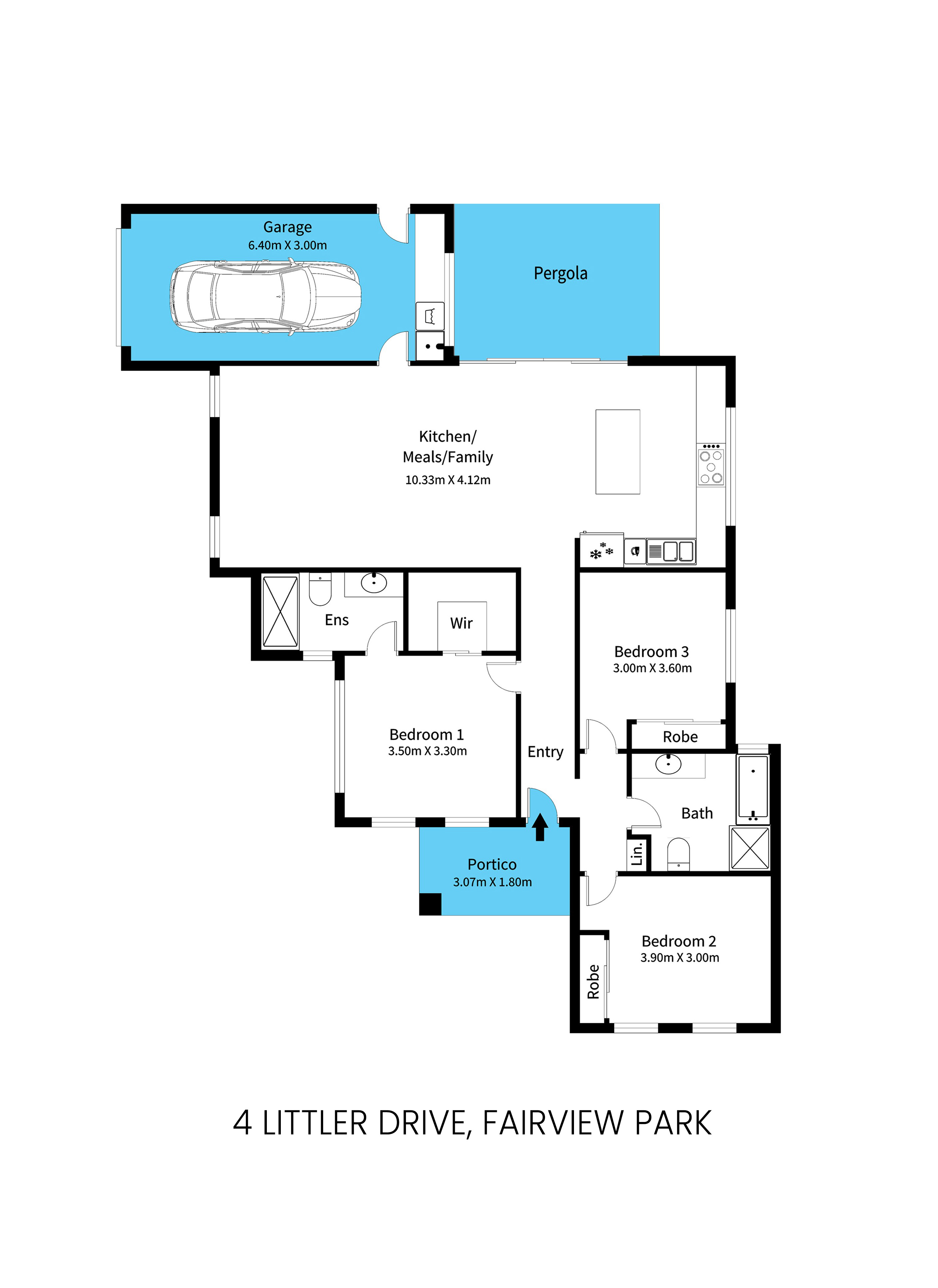 3-bedroom house at 4A Littler Drive, Fairview Park, SA 5126, Tea Tree Gully, South Australia