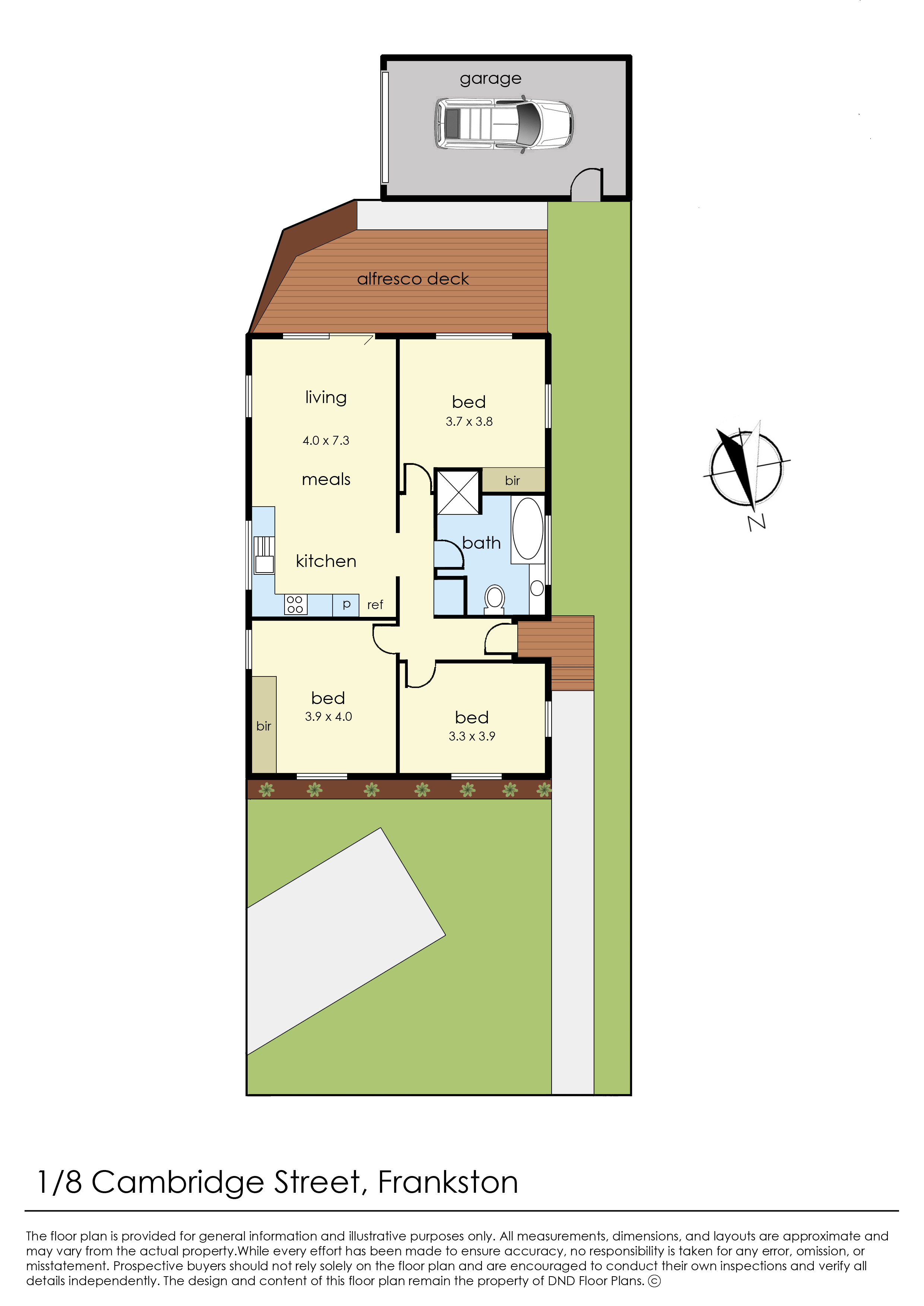 3-bedroom house at 1 8 CAMBRIDGE STREET, FRANKSTON VIC 3199, Frankston, Victoria