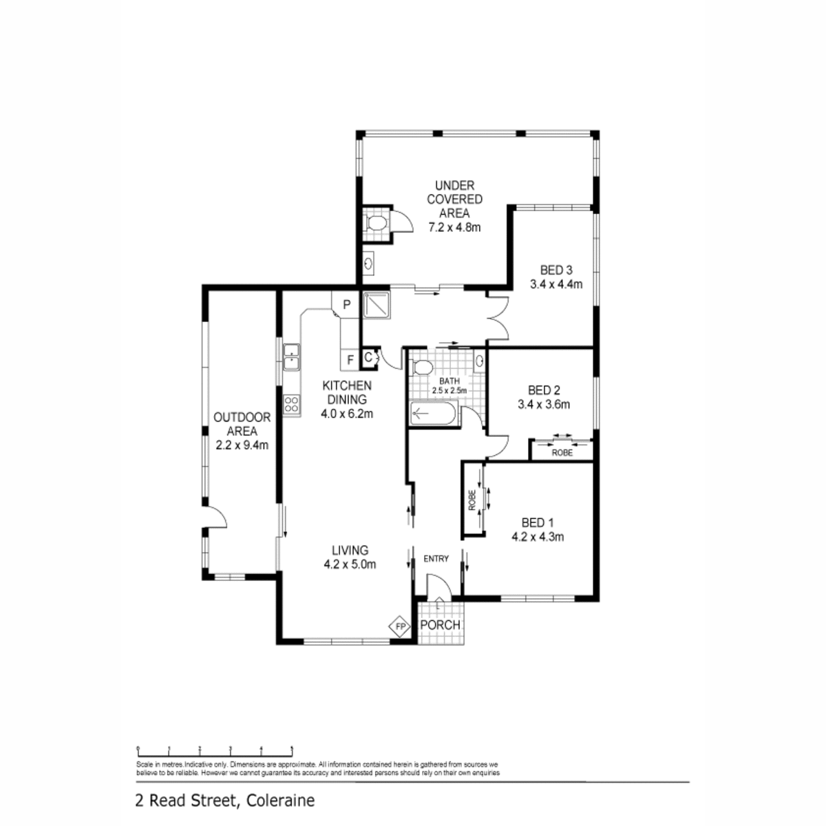 3-bedroom house at 2 Read Street, Coleraine, VIC 3315, Southern Grampians, Victoria