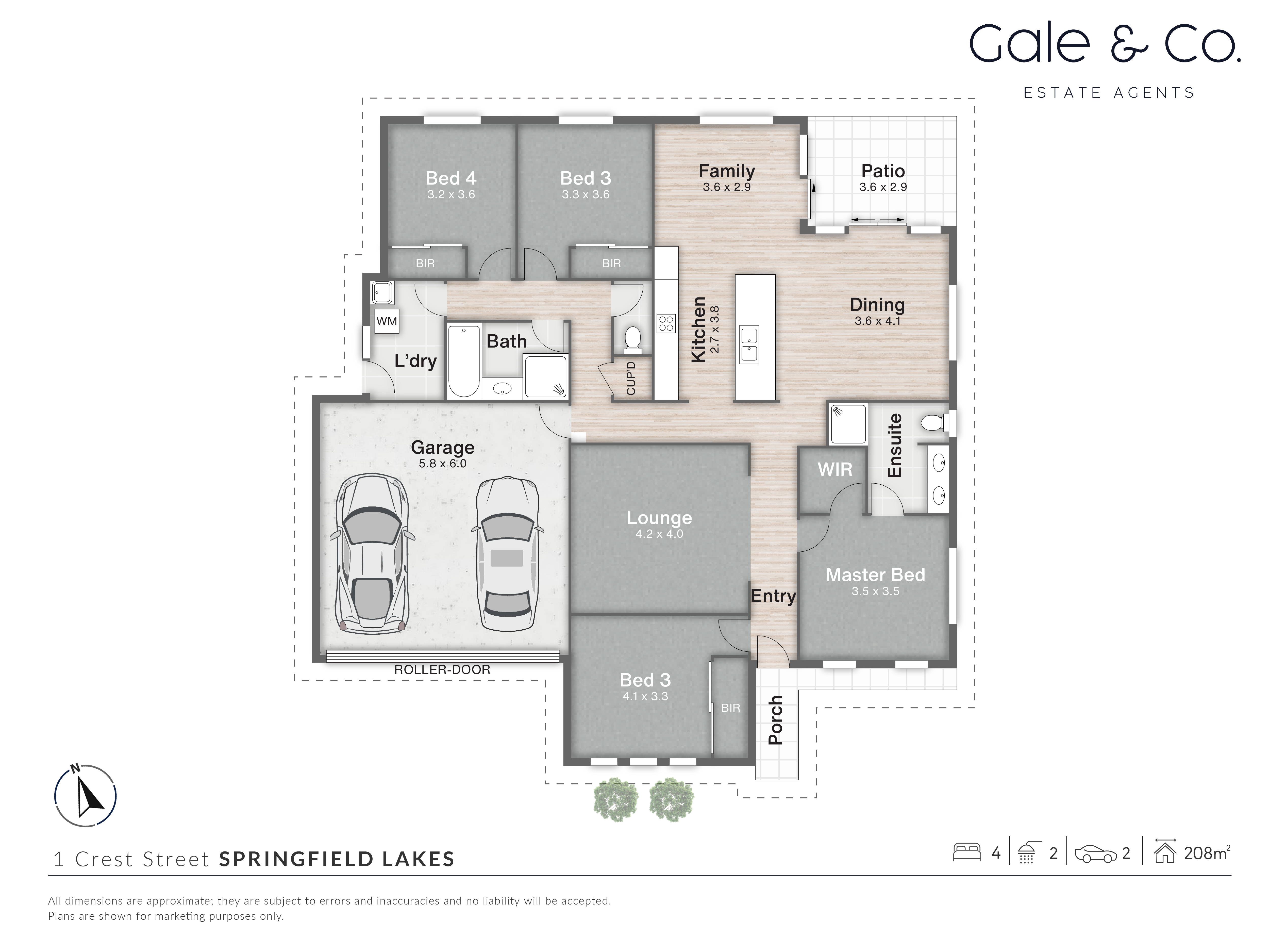 4-bedroom house at 1 Crest Street, Springfield Lakes, QLD 4300, Ipswich, Queensland