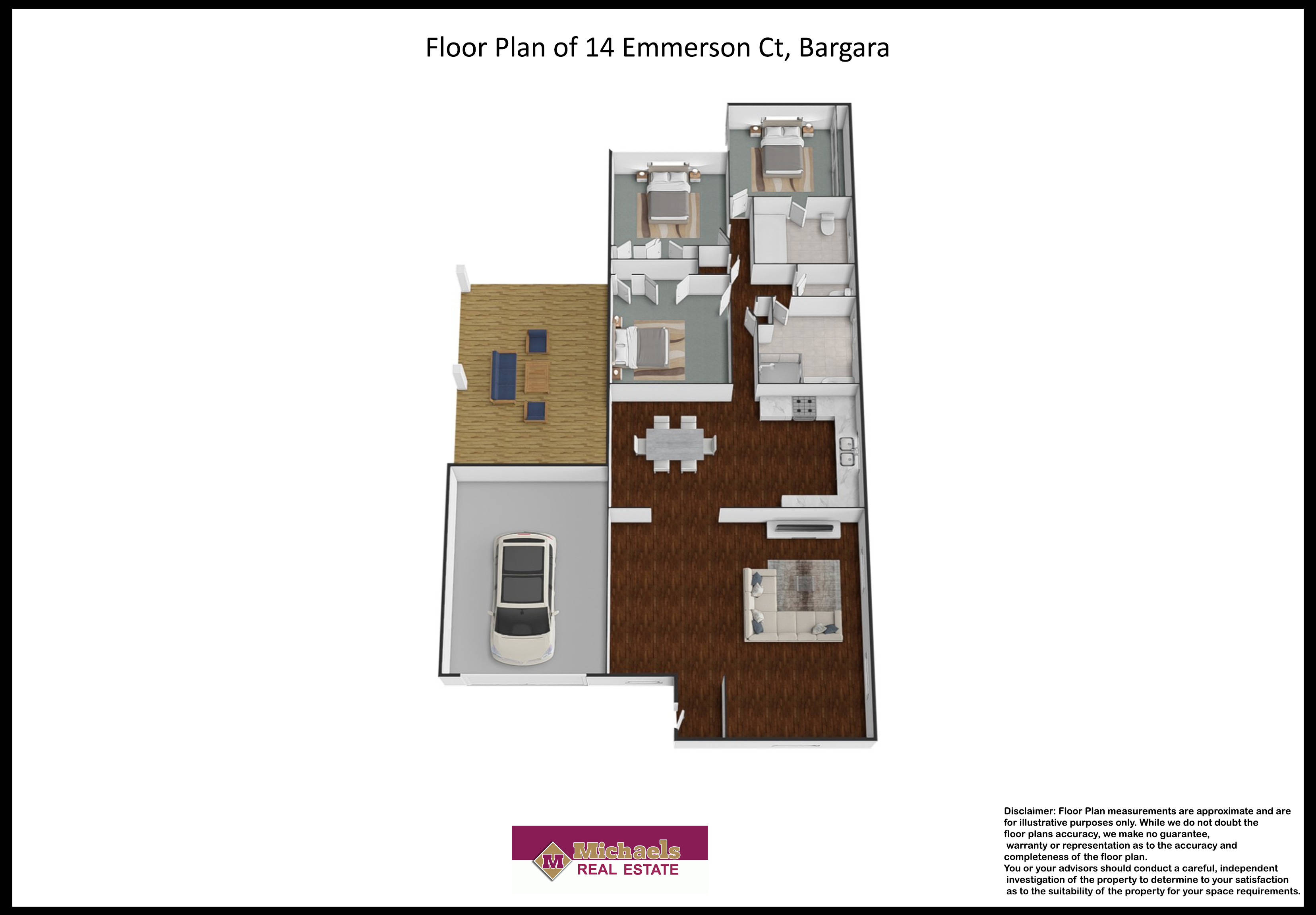 3-bedroom house at 14 Emerson Court, Bargara, QLD 4670, Bundaberg, Queensland