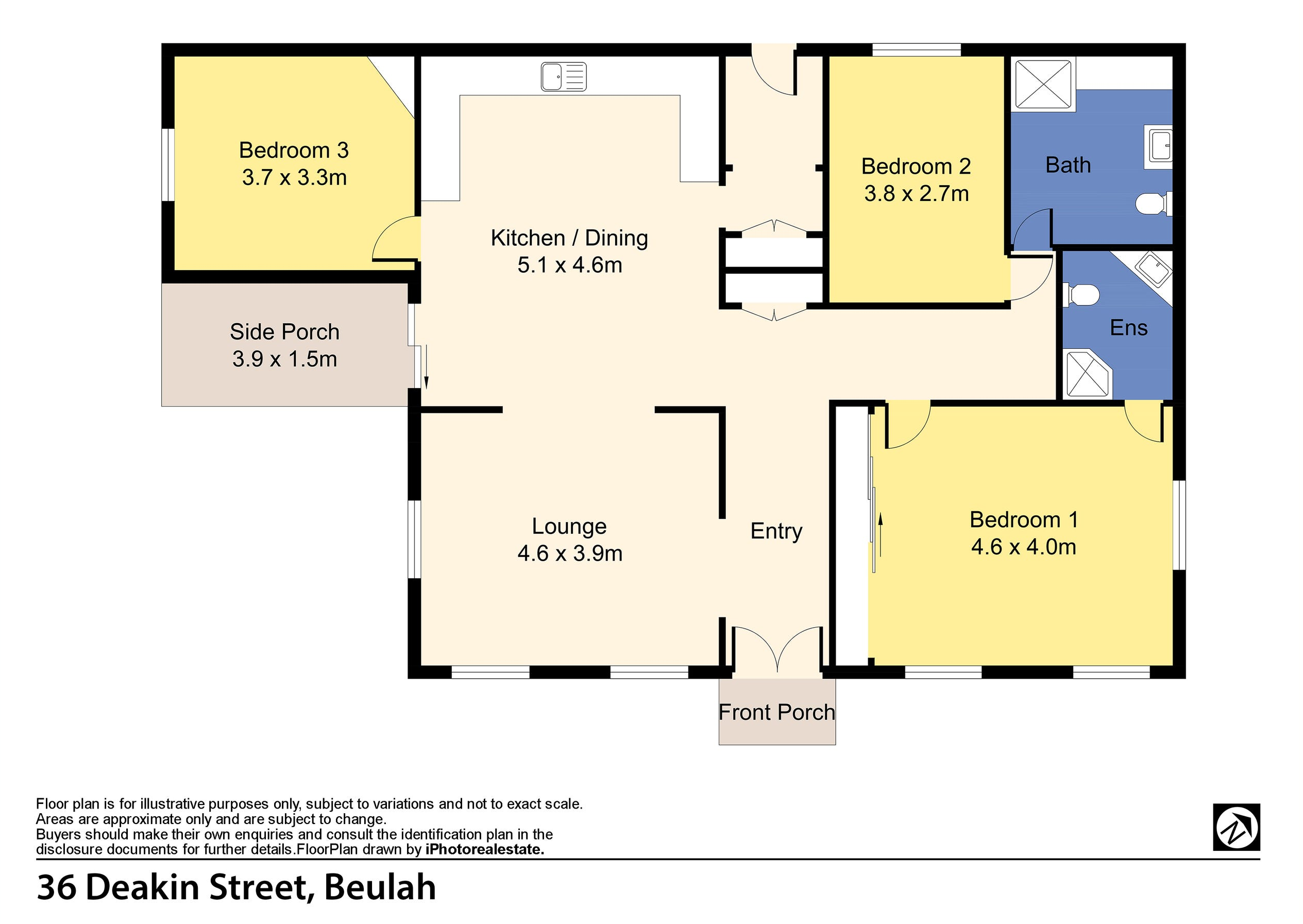 4-bedroom house at 36 DEAKIN STREET, Beulah VIC 3395, Yarriambiack, Victoria