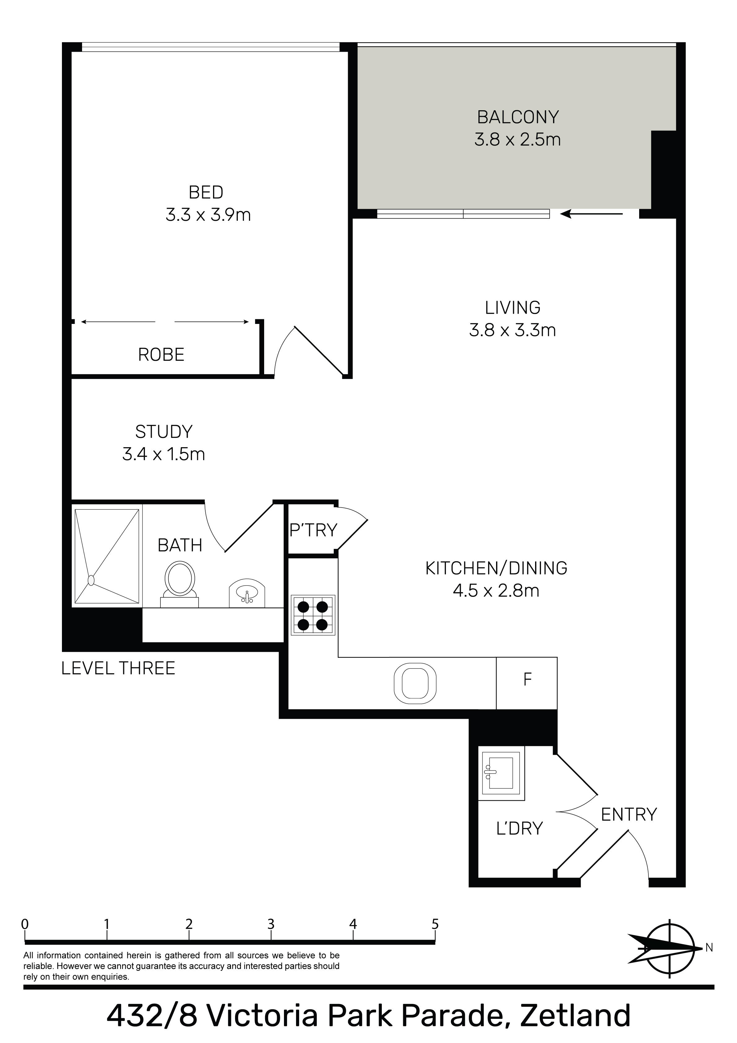1-bedroom unit at PLATINUM 432 8 VICTORIA PARK PARADE, ZETLAND NSW 2017, Sydney, New South Wales