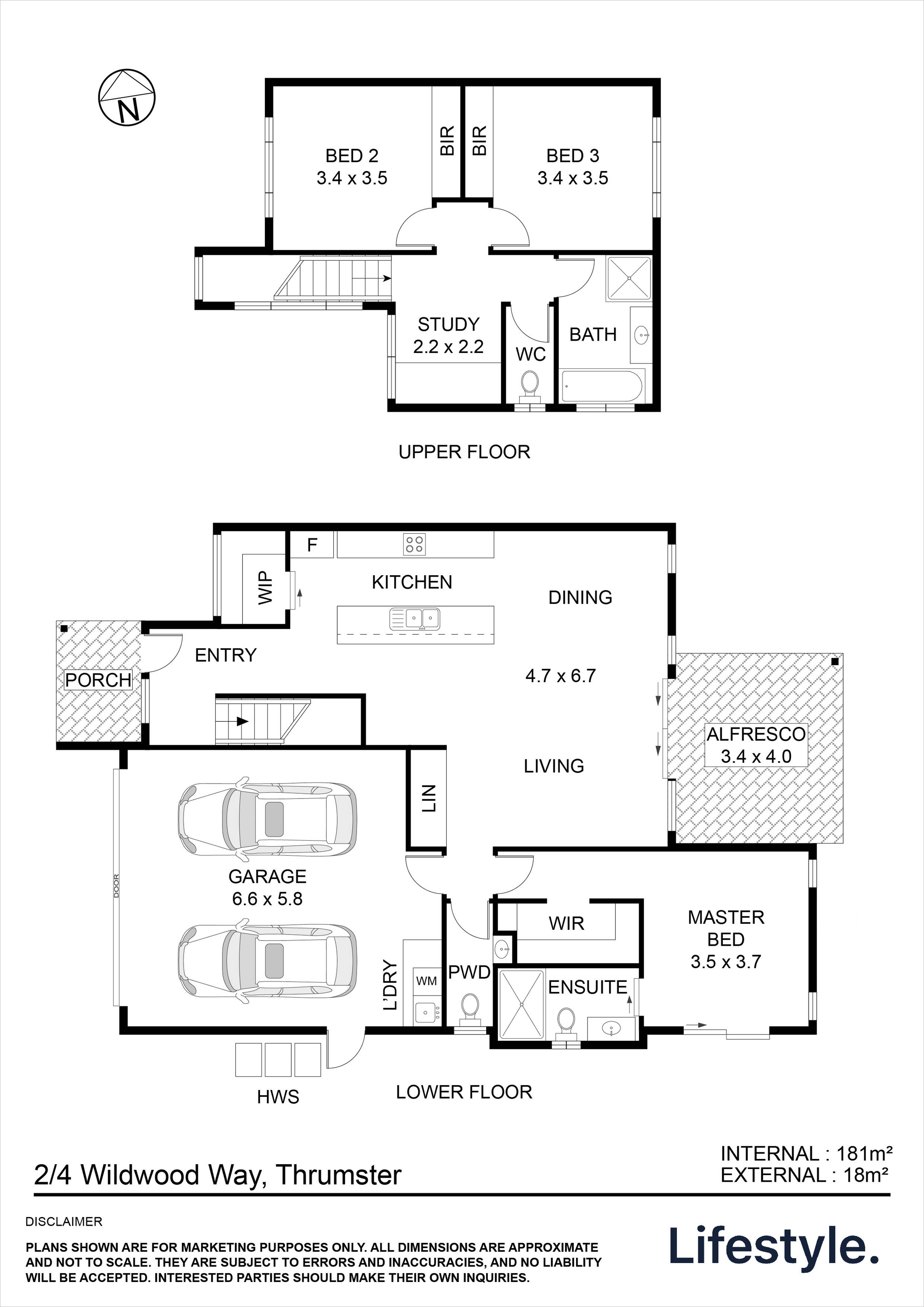 3-bedroom unit at 2/4 Wildwood Way, Thrumster, NSW 2444, Port Macquarie-Hastings, New South Wales