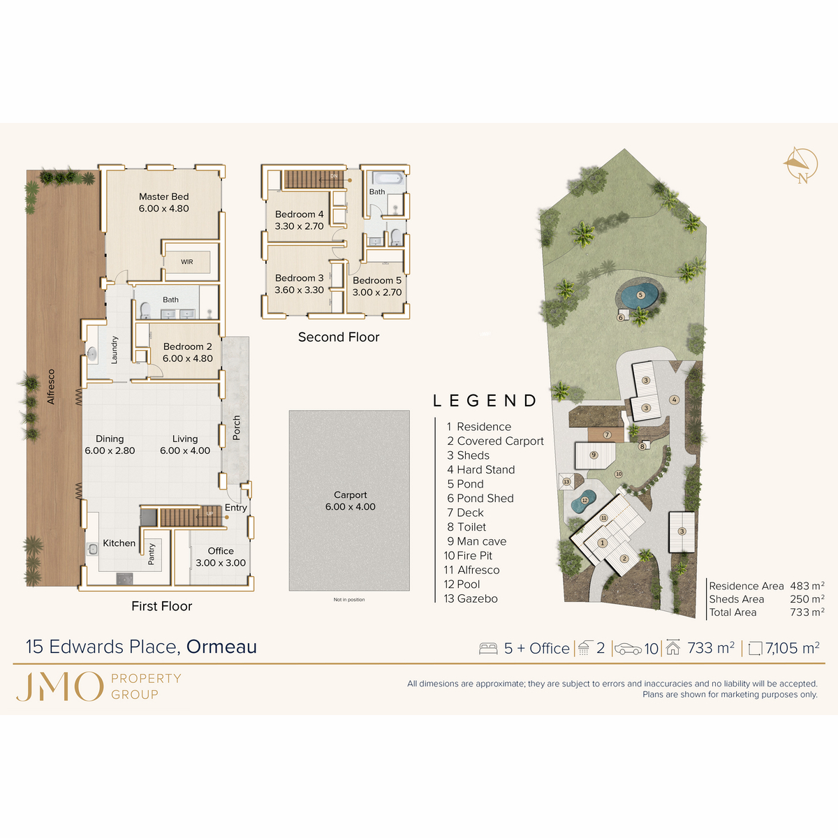 5-bedroom house at 15 Edwards Place, Ormeau, QLD 4208, Gold Coast, Queensland