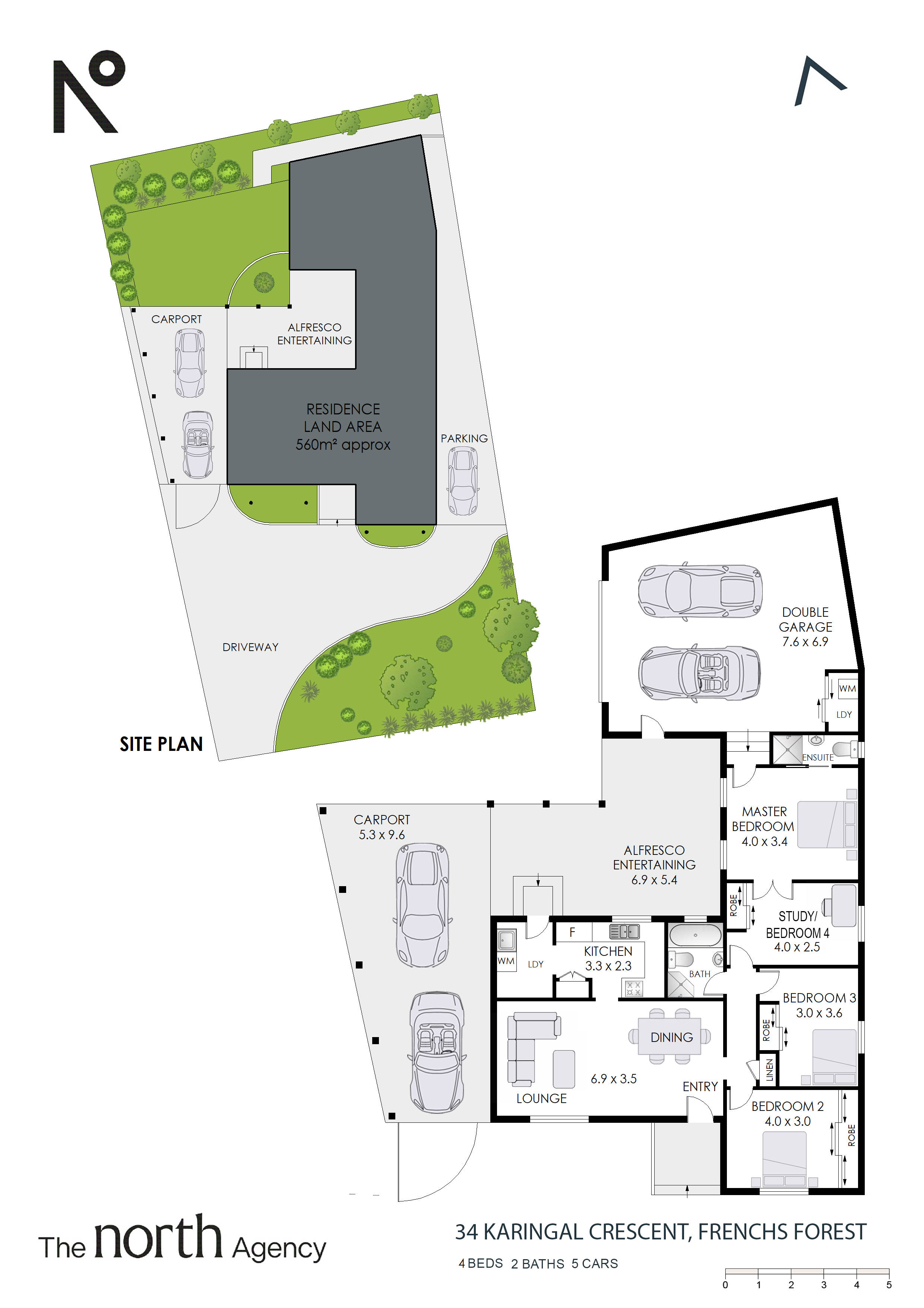 4-bedroom house at 34 Karingal Crescent, Frenchs Forest, NSW 2086, Northern Beaches, New South Wales