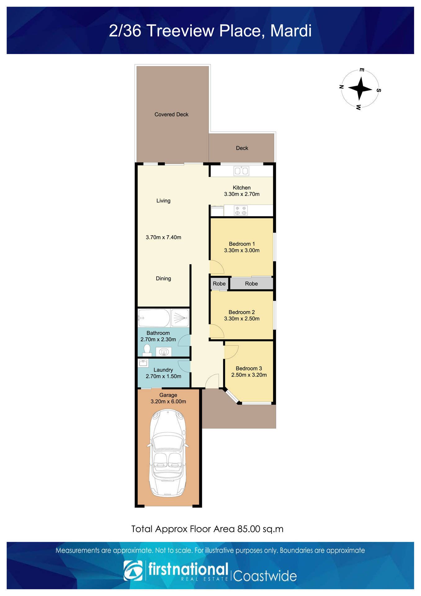 3-bedroom unit at 2/36 Treeview Place, Mardi, NSW 2259, , New South Wales