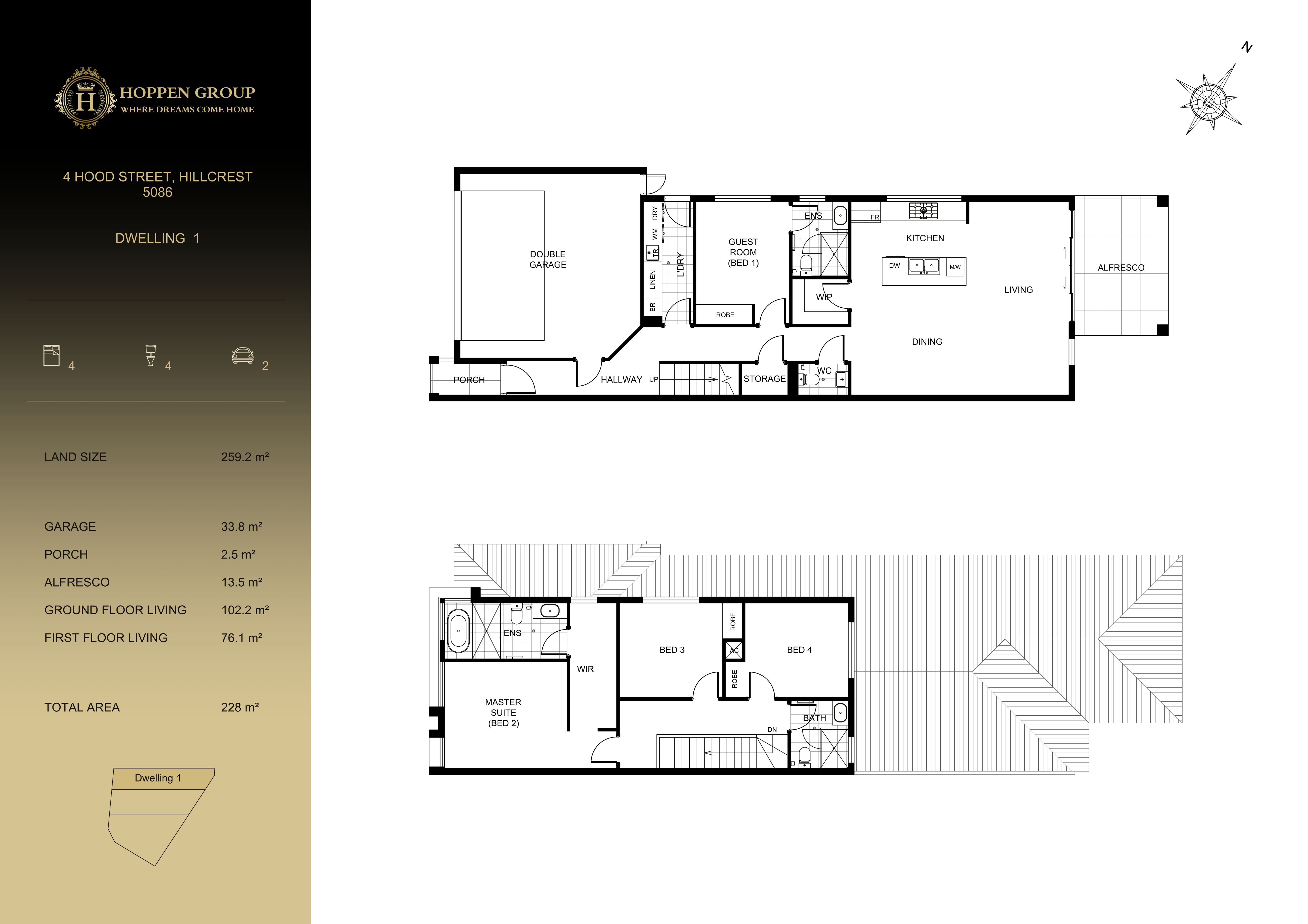 4-bedroom house at D1-D3/4 Hood Street, Hillcrest, Sa, 5086, Port Adelaide Enfield, South Australia