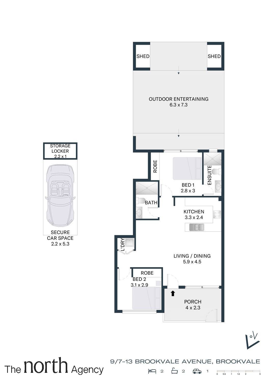 2-bedroom unit at 9/7-13 Brookvale Avenue, Brookvale, NSW 2100, Northern Beaches, New South Wales
