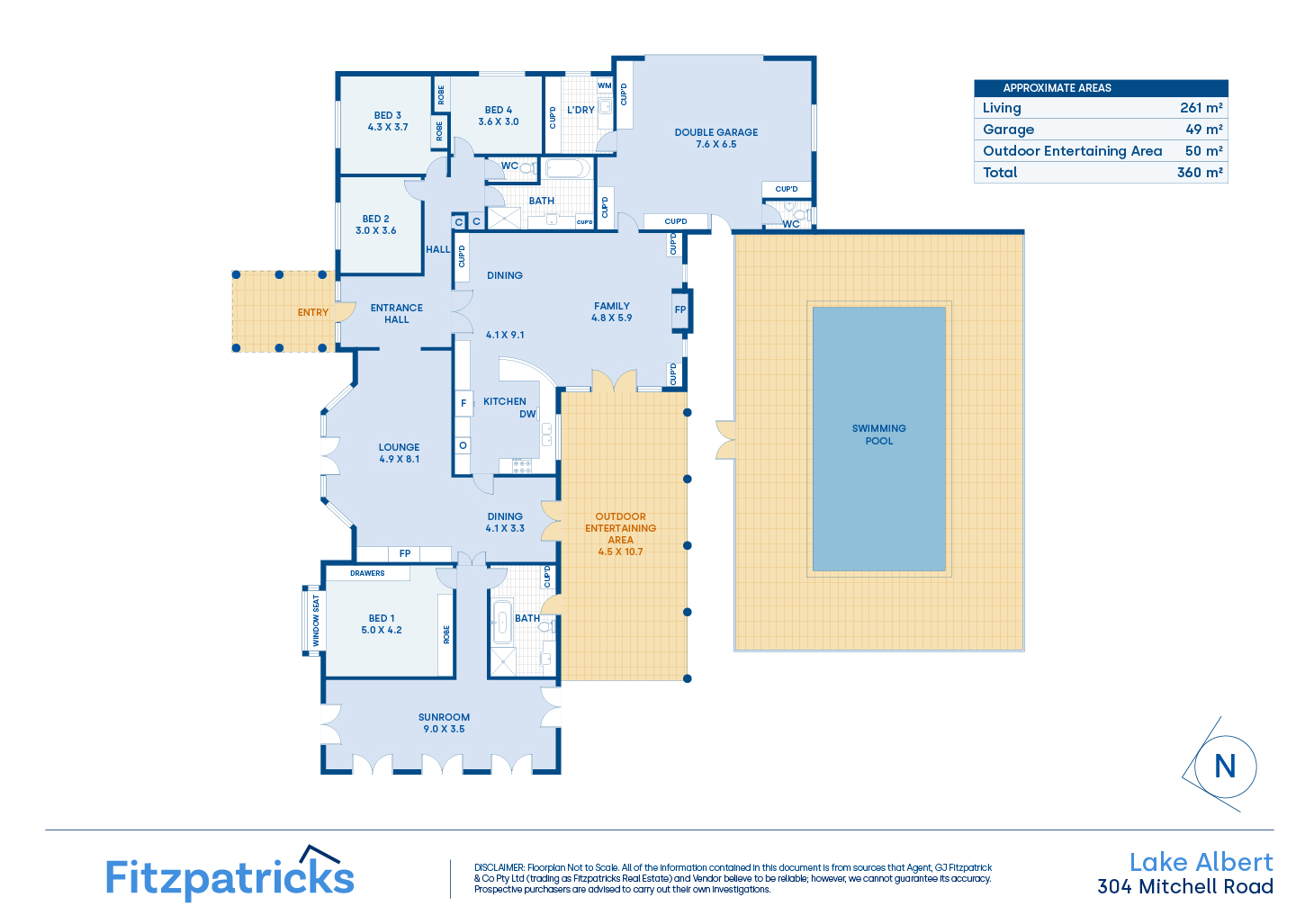 4-bedroom house at 304 Mitchell Road, Lake Albert, NSW 2650, Wagga Wagga, New South Wales