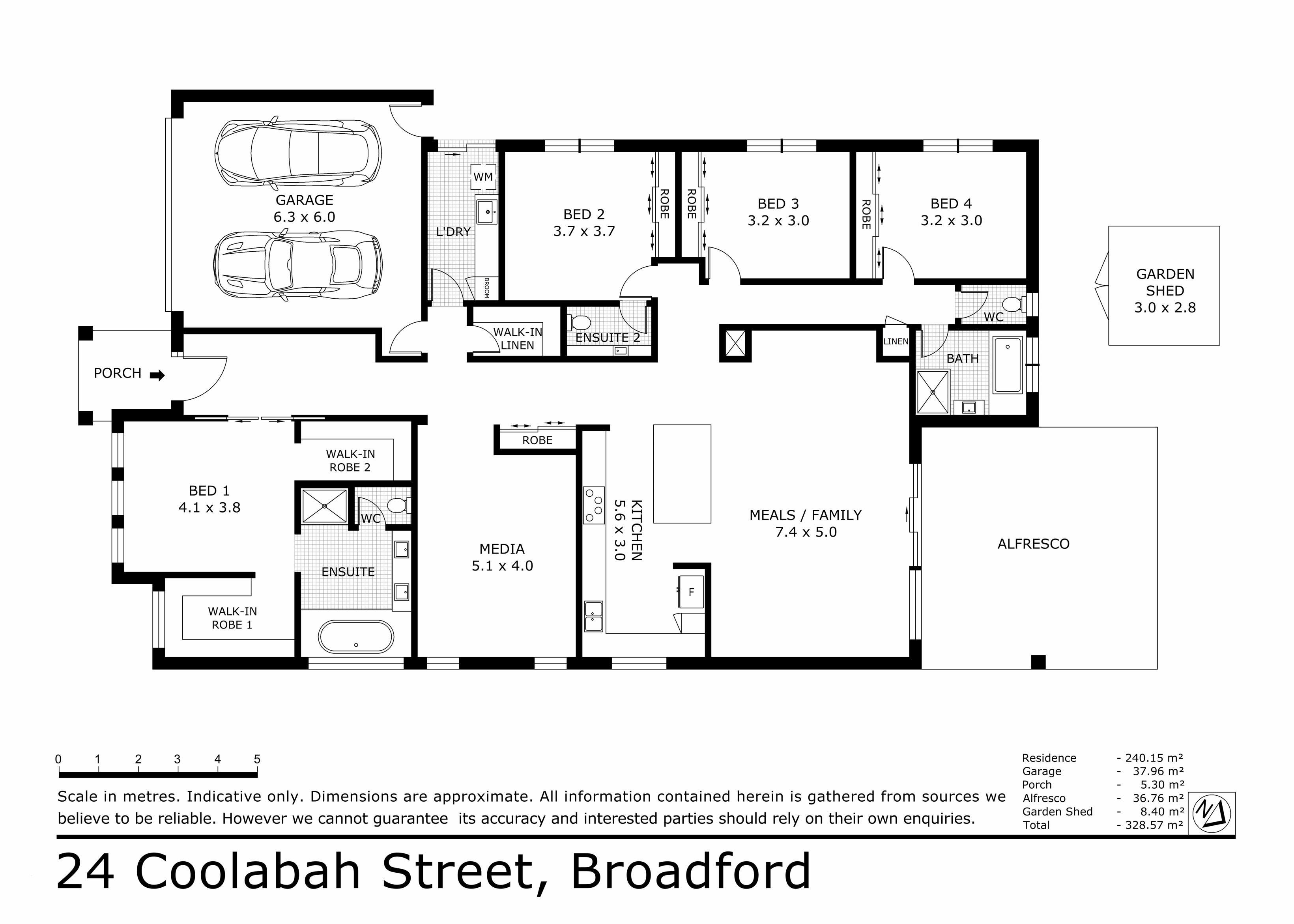 4-bedroom house at 24 Coolabah Street, Broadford, VIC 3658, Mitchell, Victoria