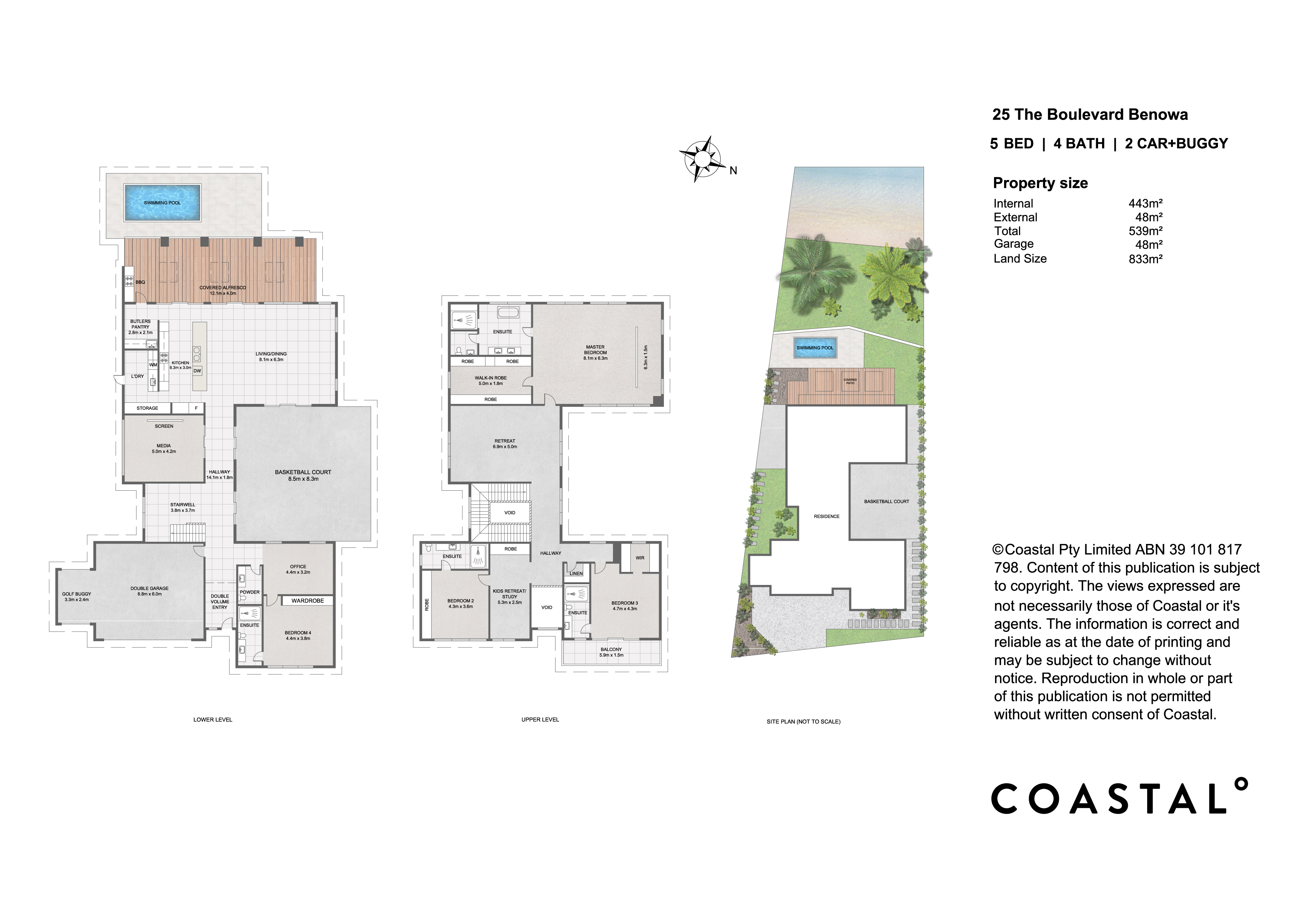 5-bedroom house at 25 The Boulevarde, Benowa, Qld, 4217, Gold Coast, Queensland