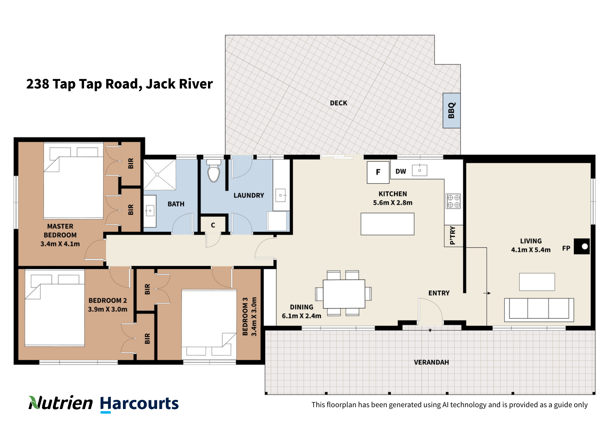 3-bedroom house at 238 Tap Tap Road, Jack River, VIC 3971, Wellington, Victoria