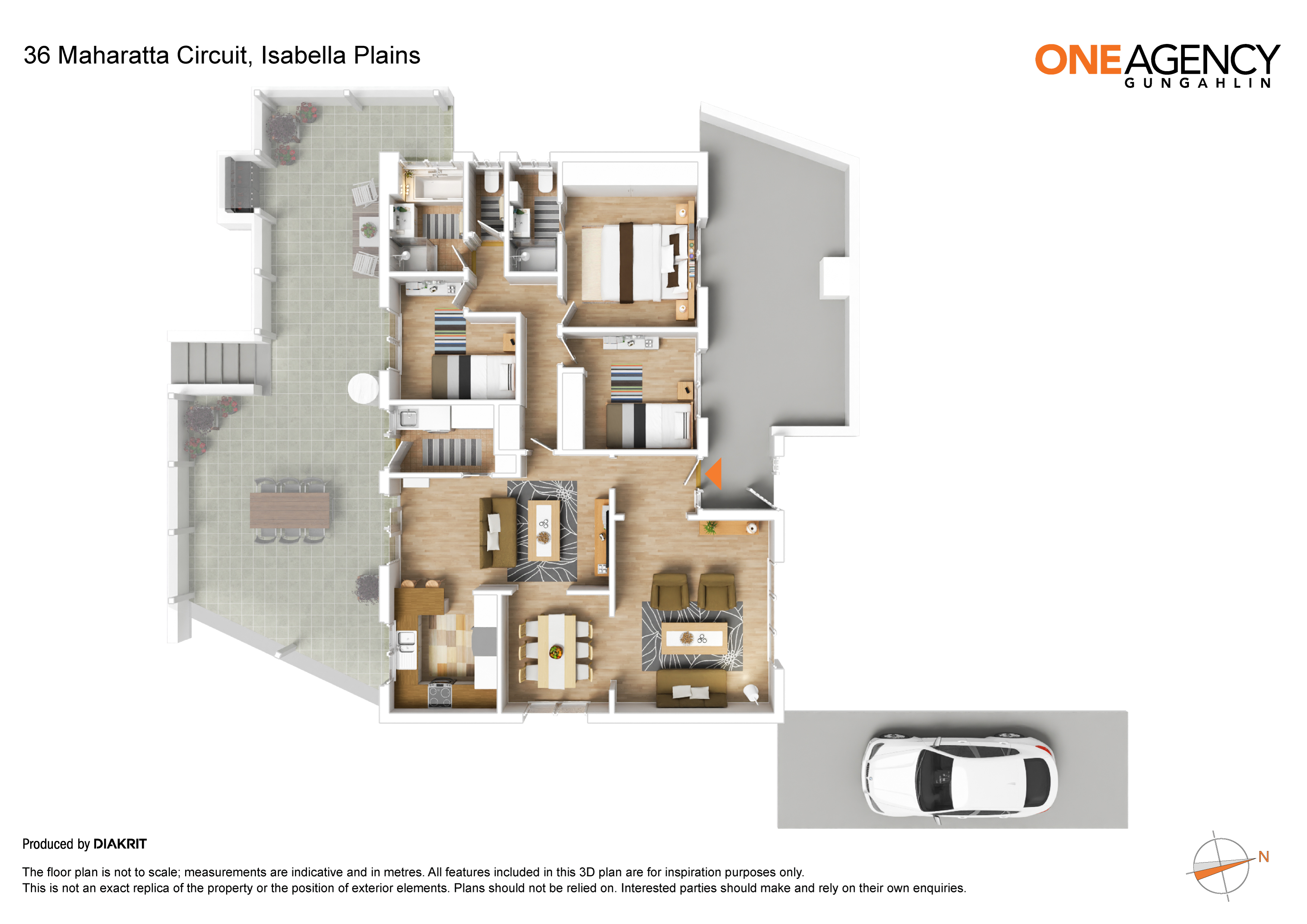 3-bedroom house at 36 MAHARATTA CIRCUIT, Isabella Plains ACT 2905, Unincorporated Act, Australian Capital Territory