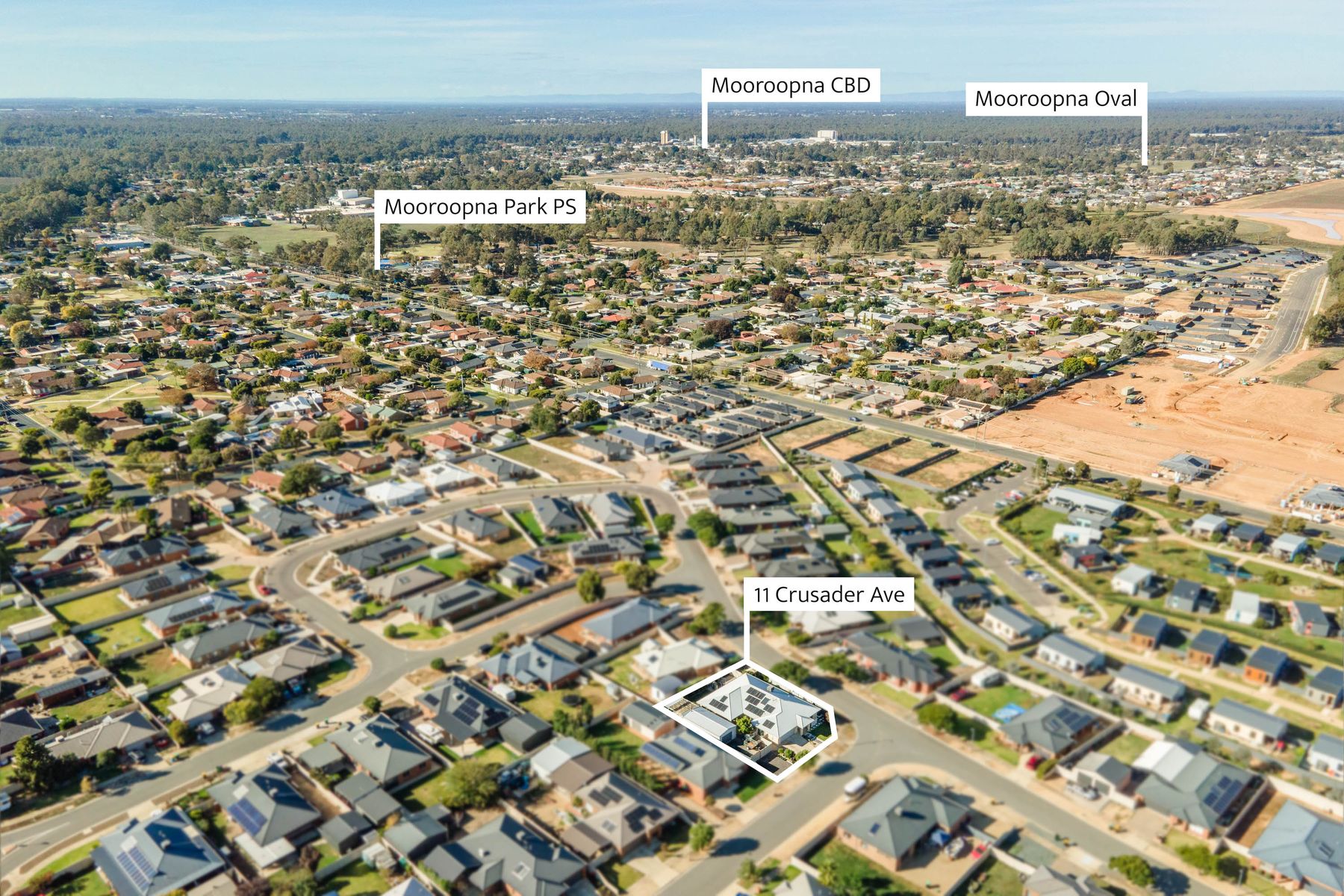 3-bedroom house at 11 CRUSADER AVENUE, Mooroopna VIC 3629, Greater Shepparton, Victoria