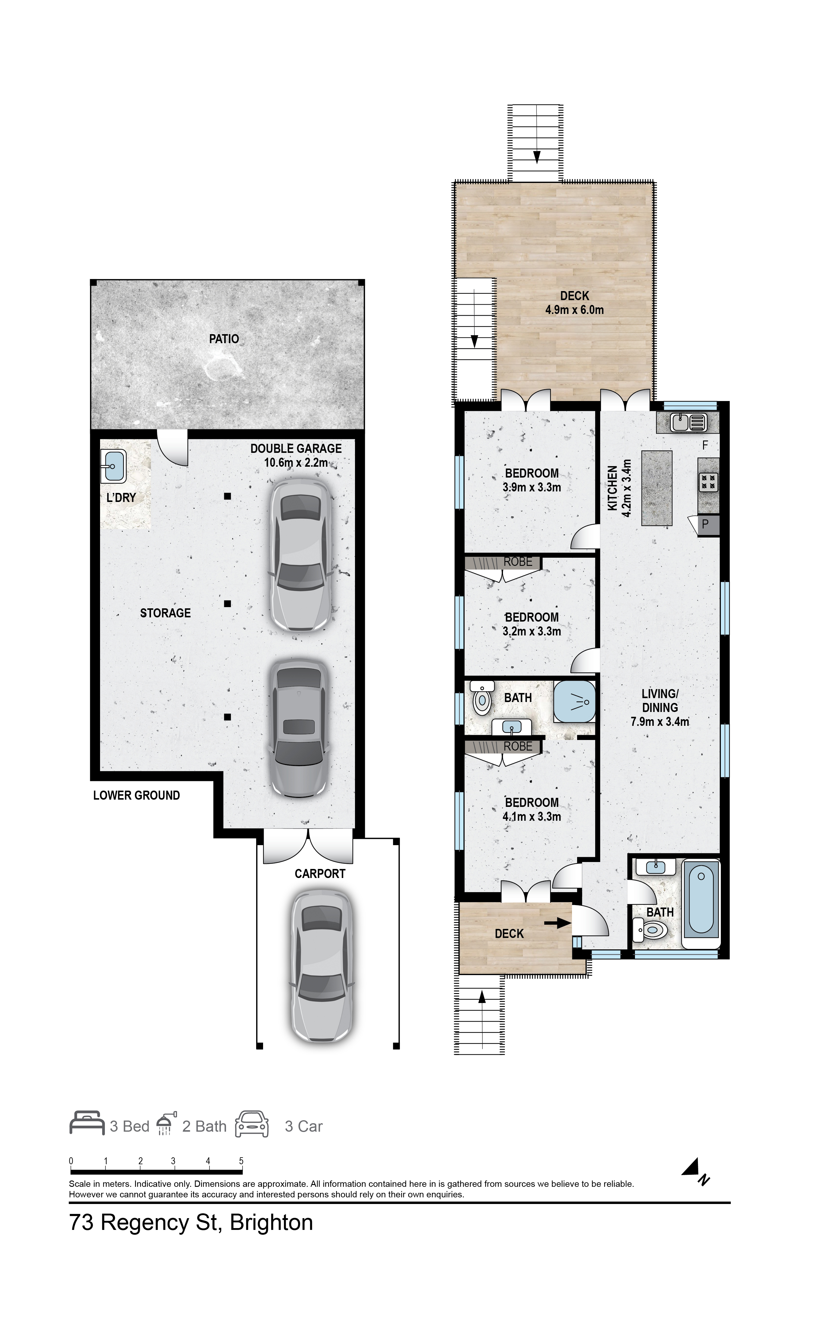3-bedroom house at 73 REGENCY STREET, Brighton QLD 4017, Brisbane, Queensland