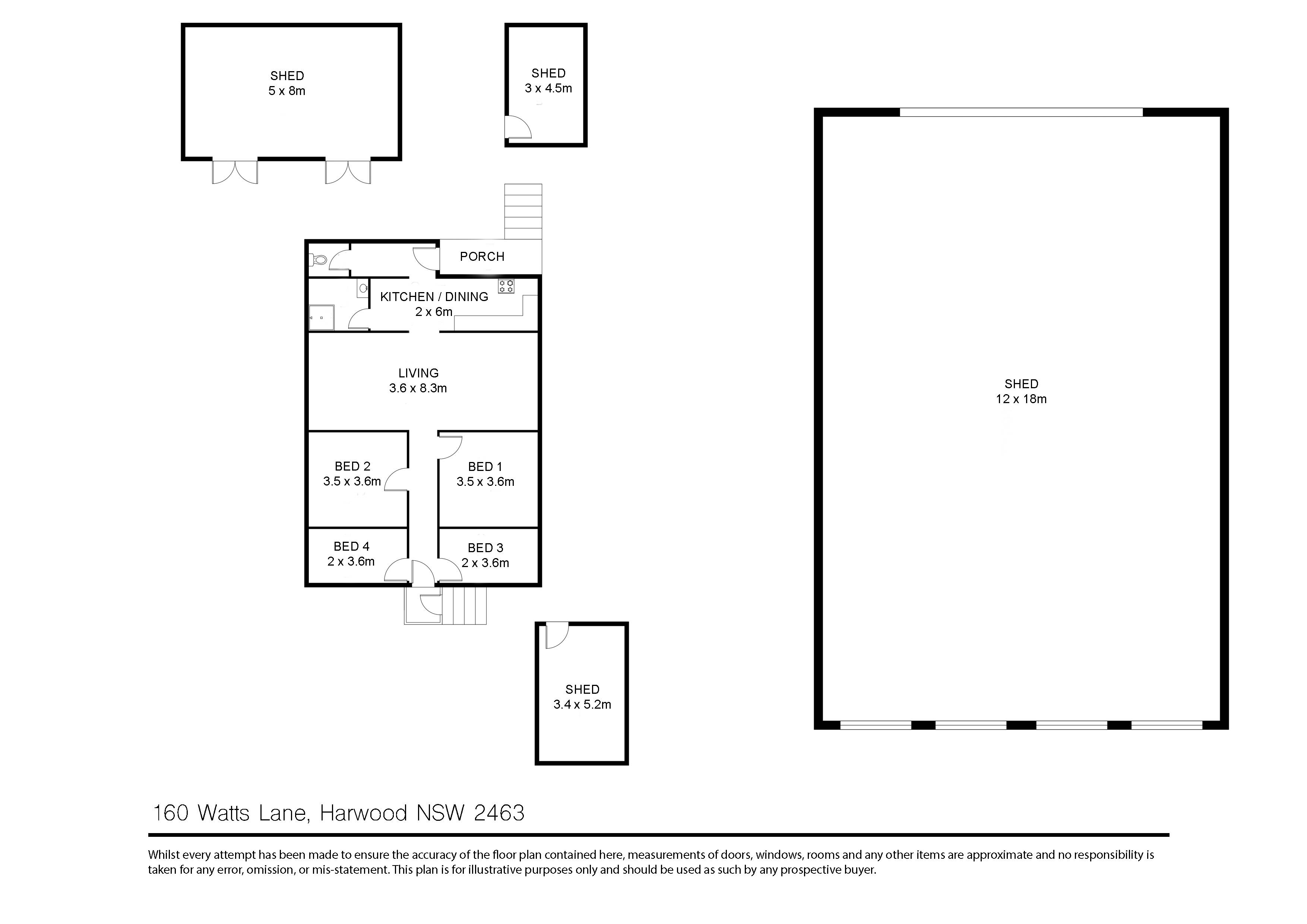 4-bedroom house at 160 Watts Lane, Harwood, NSW 2465, Clarence Valley, New South Wales