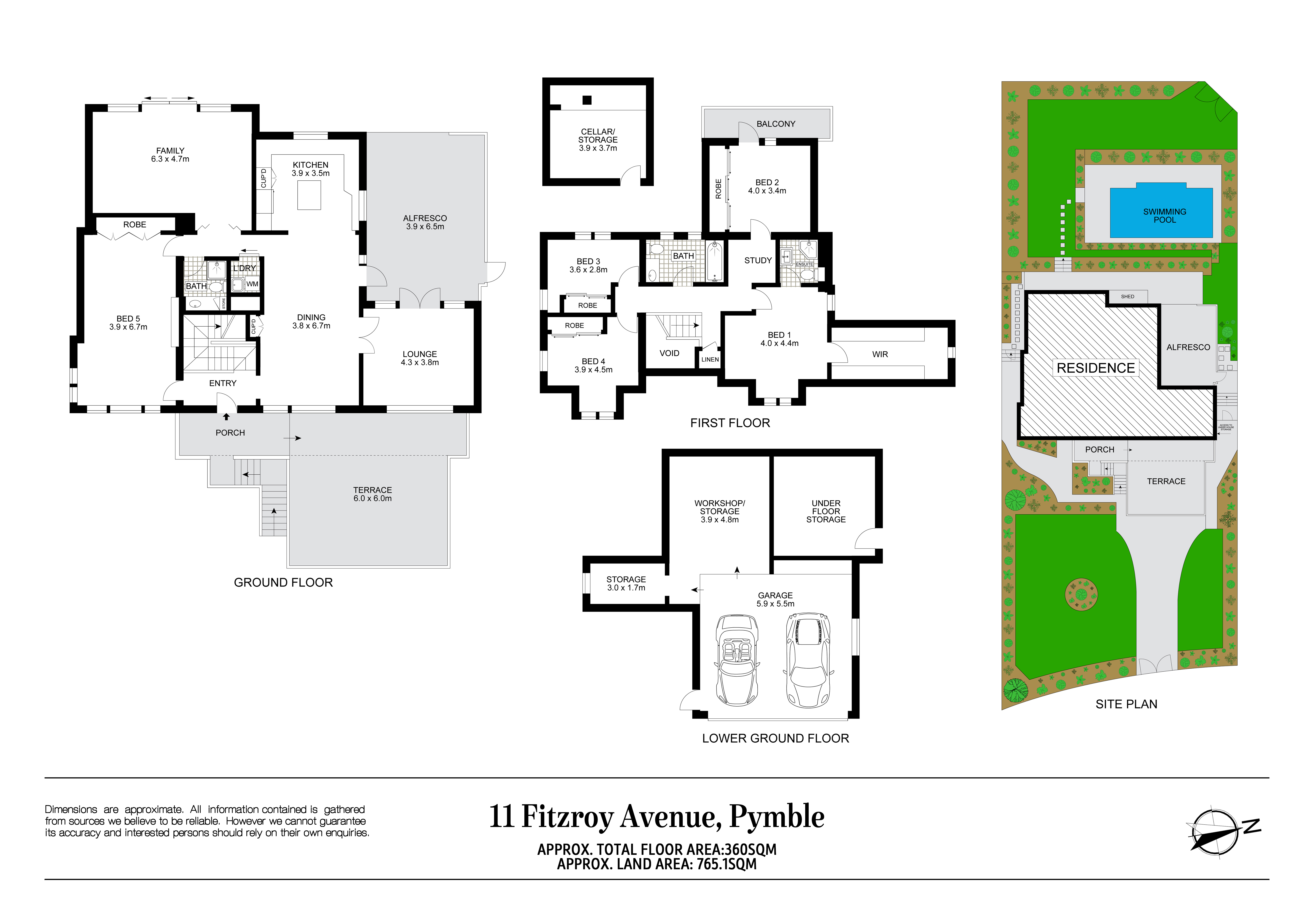 5-bedroom house at 11 Fitzroy Avenue, Pymble, NSW 2073, Ku-Ring-Gai, New South Wales