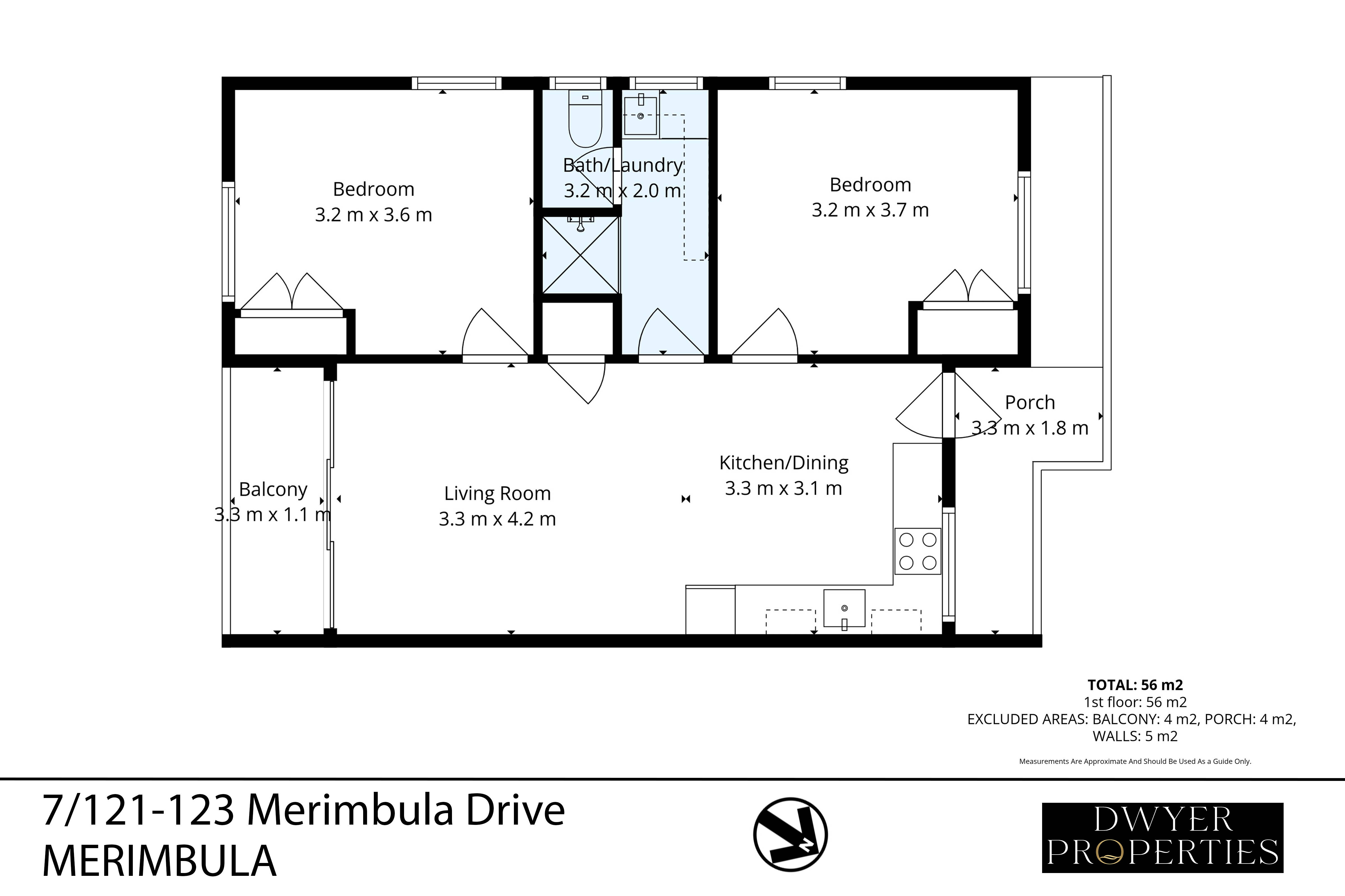 2-bedroom unit at 7 121-123 MERIMBULA DRIVE, MERIMBULA NSW 2548, Bega Valley, New South Wales