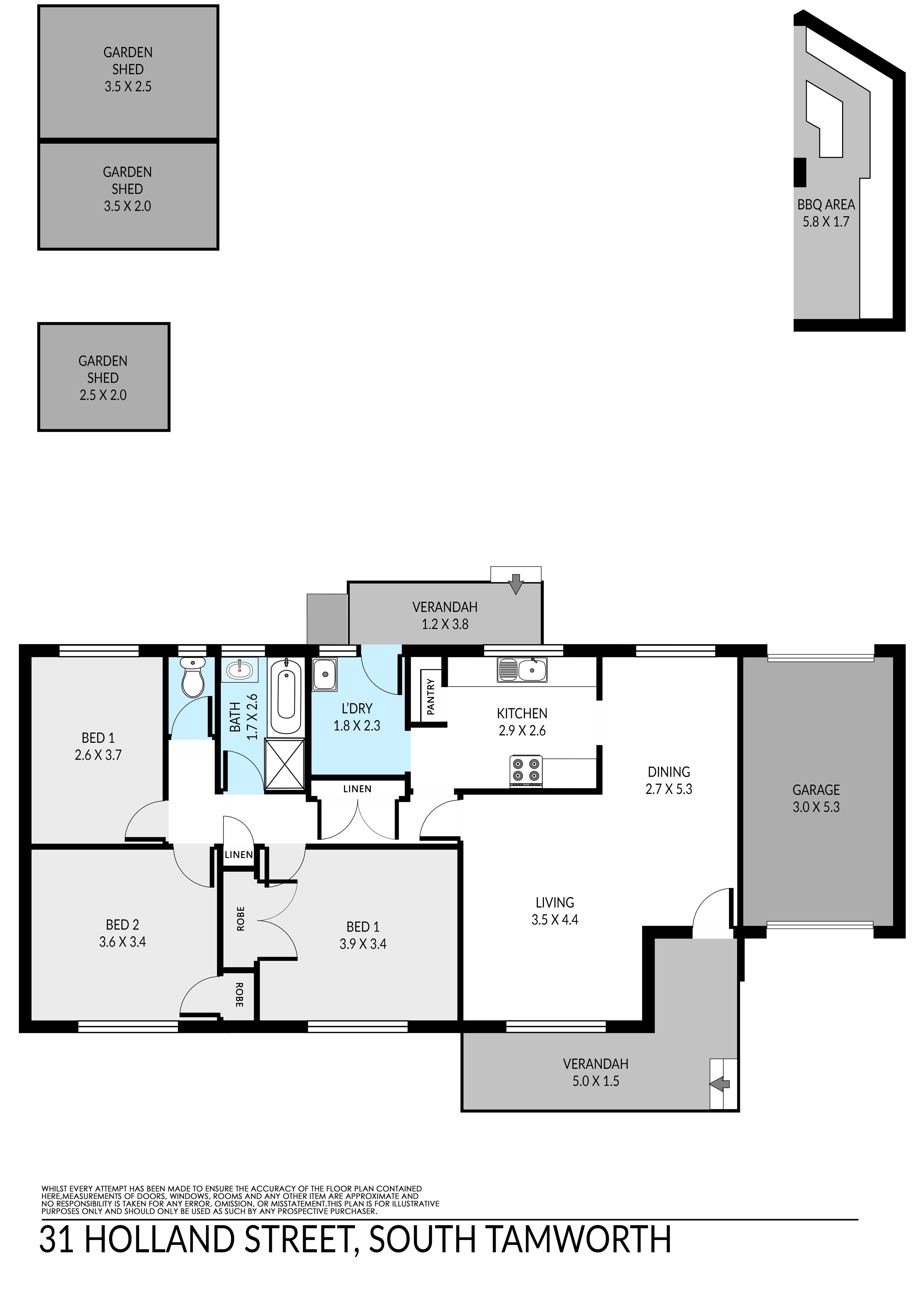 3-bedroom house at 31 HOLLAND STREET, South Tamworth NSW 2340, Tamworth, New South Wales