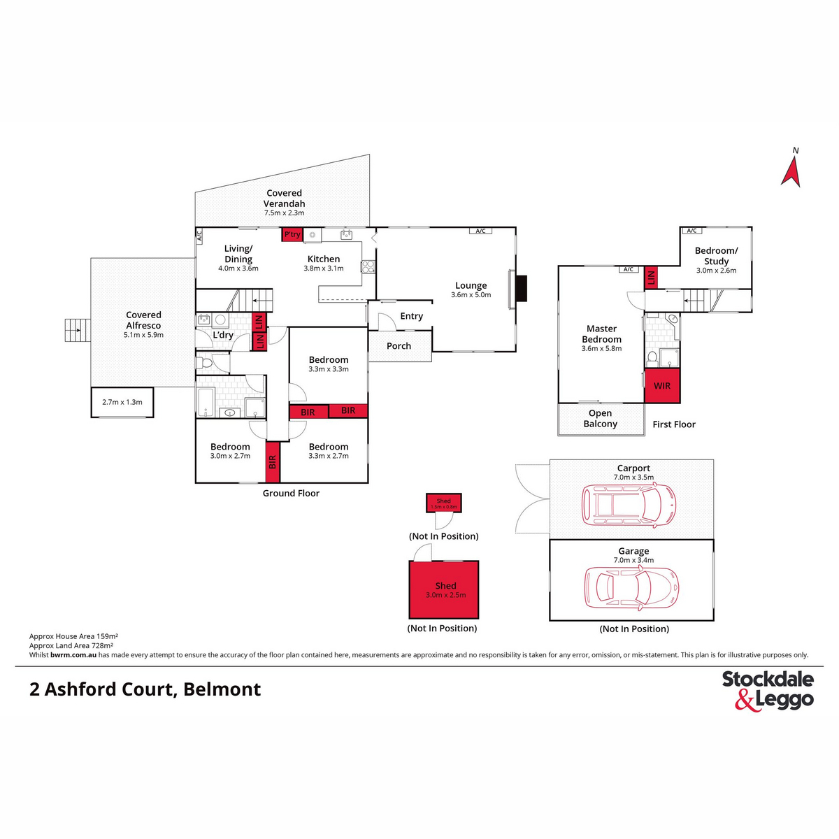 5-bedroom house at 2 Ashford Court, Belmont, VIC 3216, Greater Geelong, Victoria